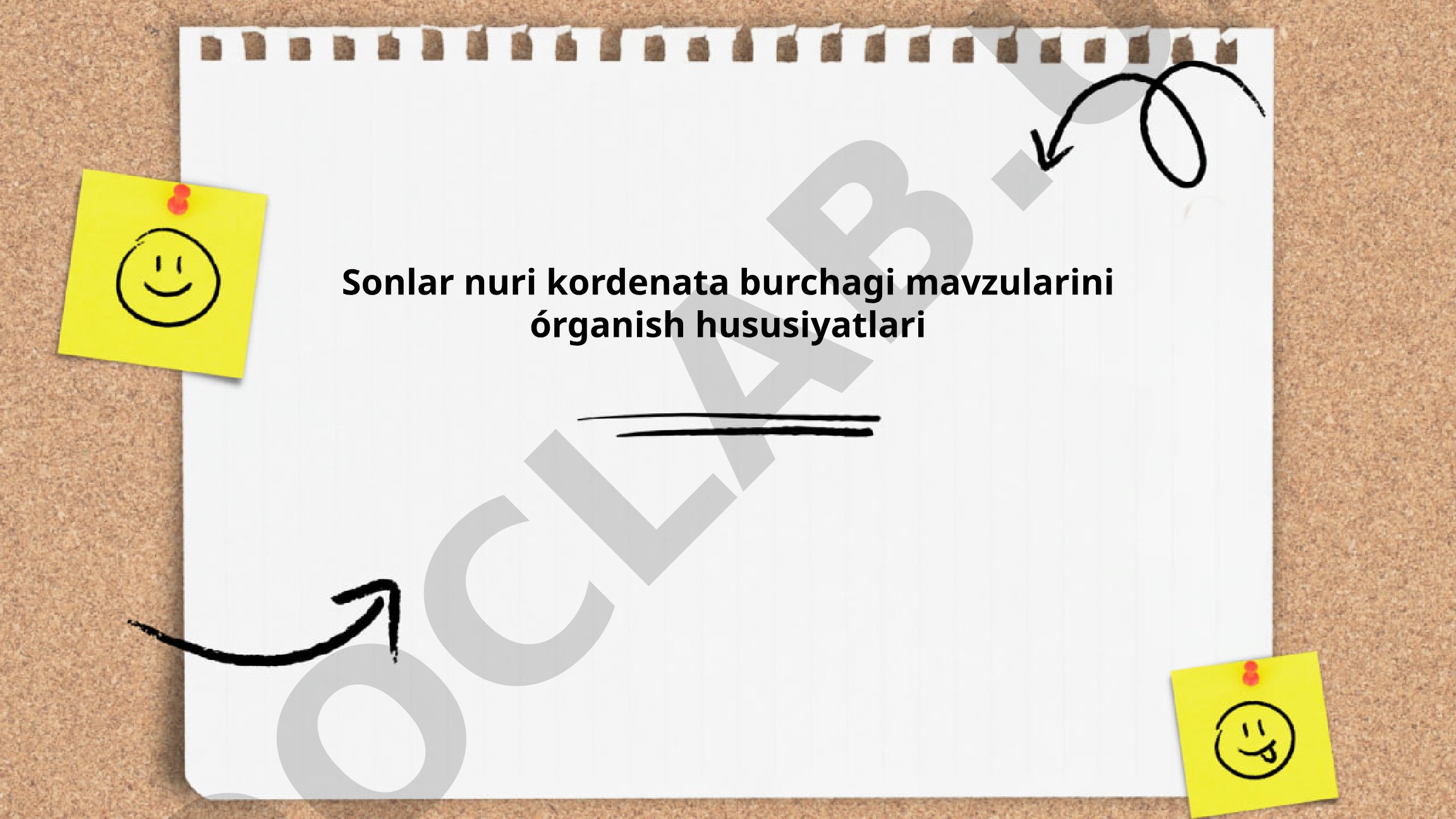 Sonlar nuri va koordinata burchagi mavzularini o'rganish hususiyatlari