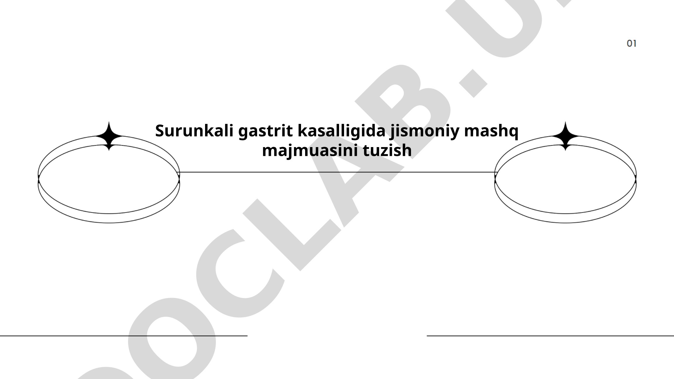 Surunkali gastrit kasalligida jismoniy mashq majmuasini tuzish