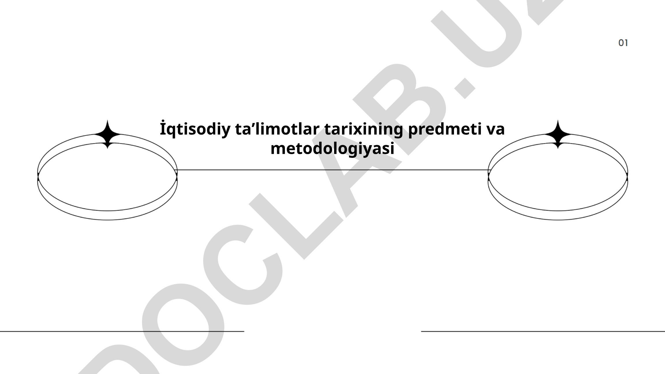 Iqtisodiy taʼlimotlar tarixining predmeti va metodologiyasi
