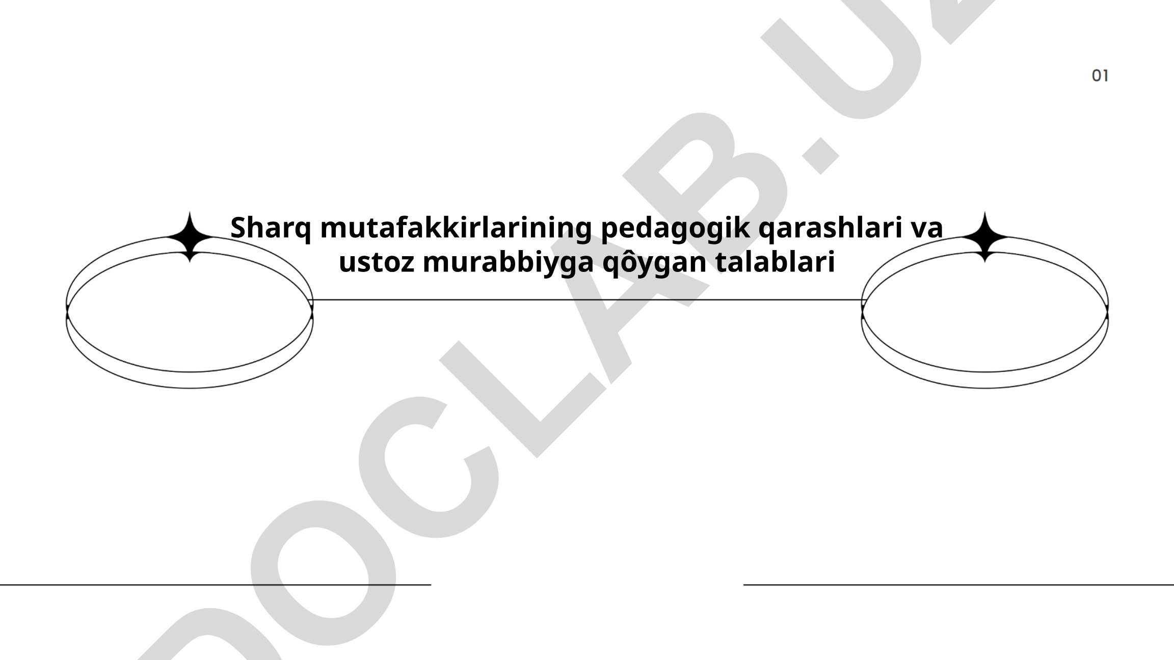 Sharq mutafakkirlarining pedagogik qarashlari va ustoz murabbiyga qôygan talablari