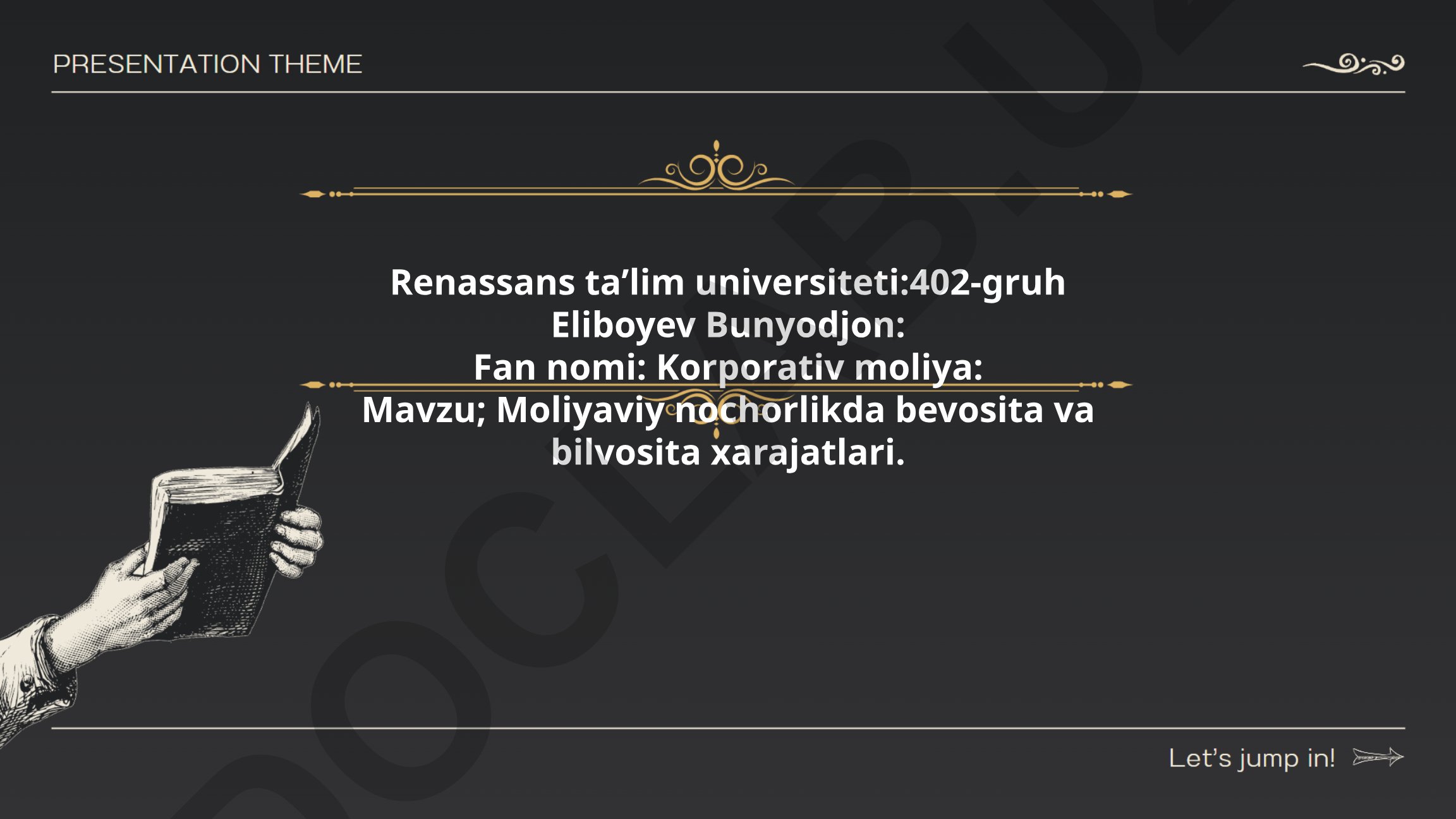 Moliyaviy nochorlikda bevosita va bilvosita xarajatlar