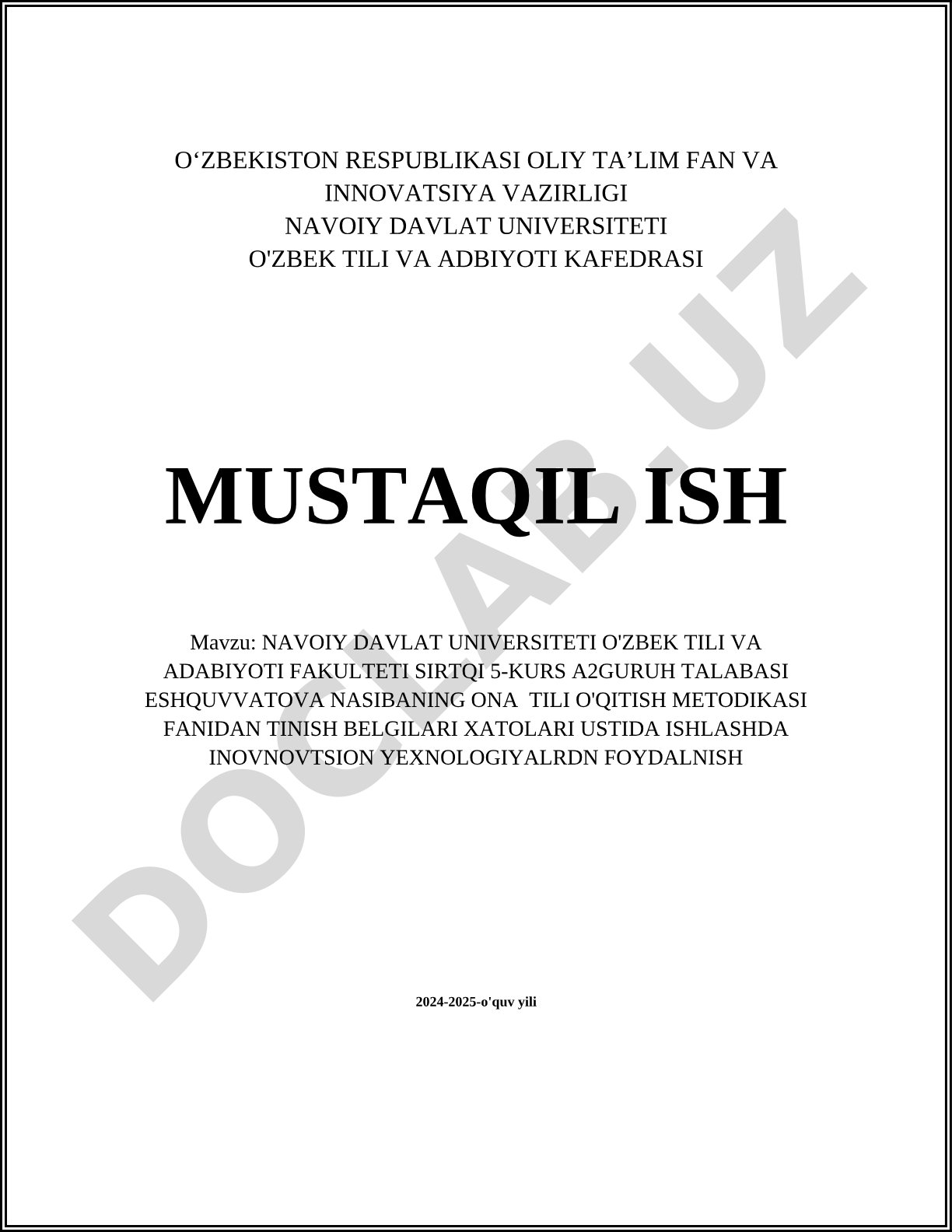 Tinish belgilari xatolari ustida ishlashda innovatsion texnologiyalardan foydalanish
