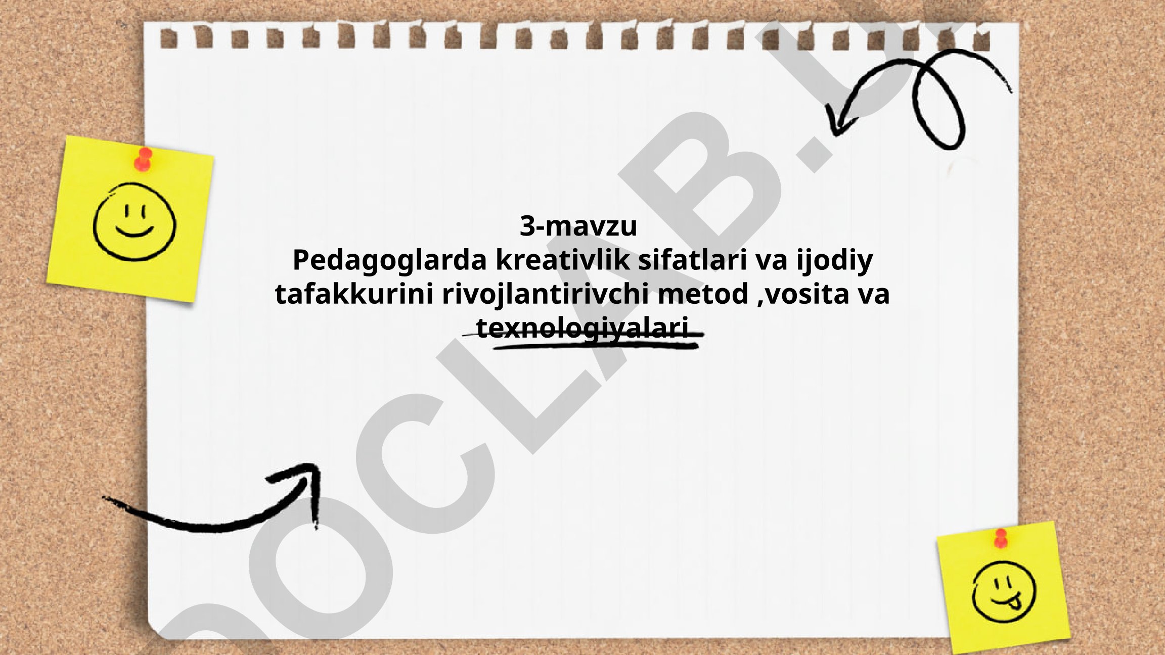 Pedagoglarda kreativlik sifatlari va ijodiy tafakkurini rivojlantiruvchi metod, vosita va texnologiyalari