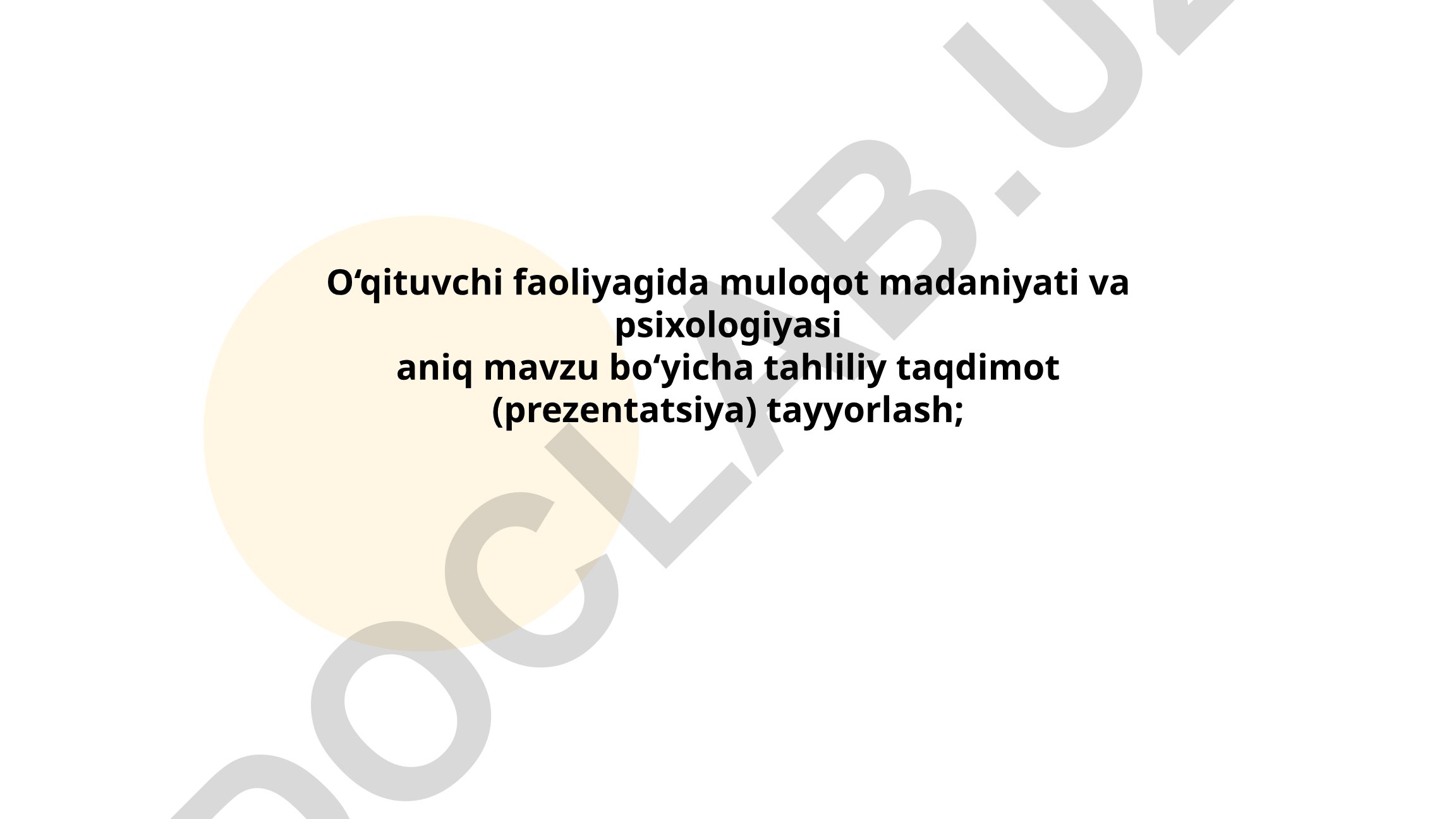 O‘qituvchi faoliyatida muloqot madaniyati va psixologiyasi