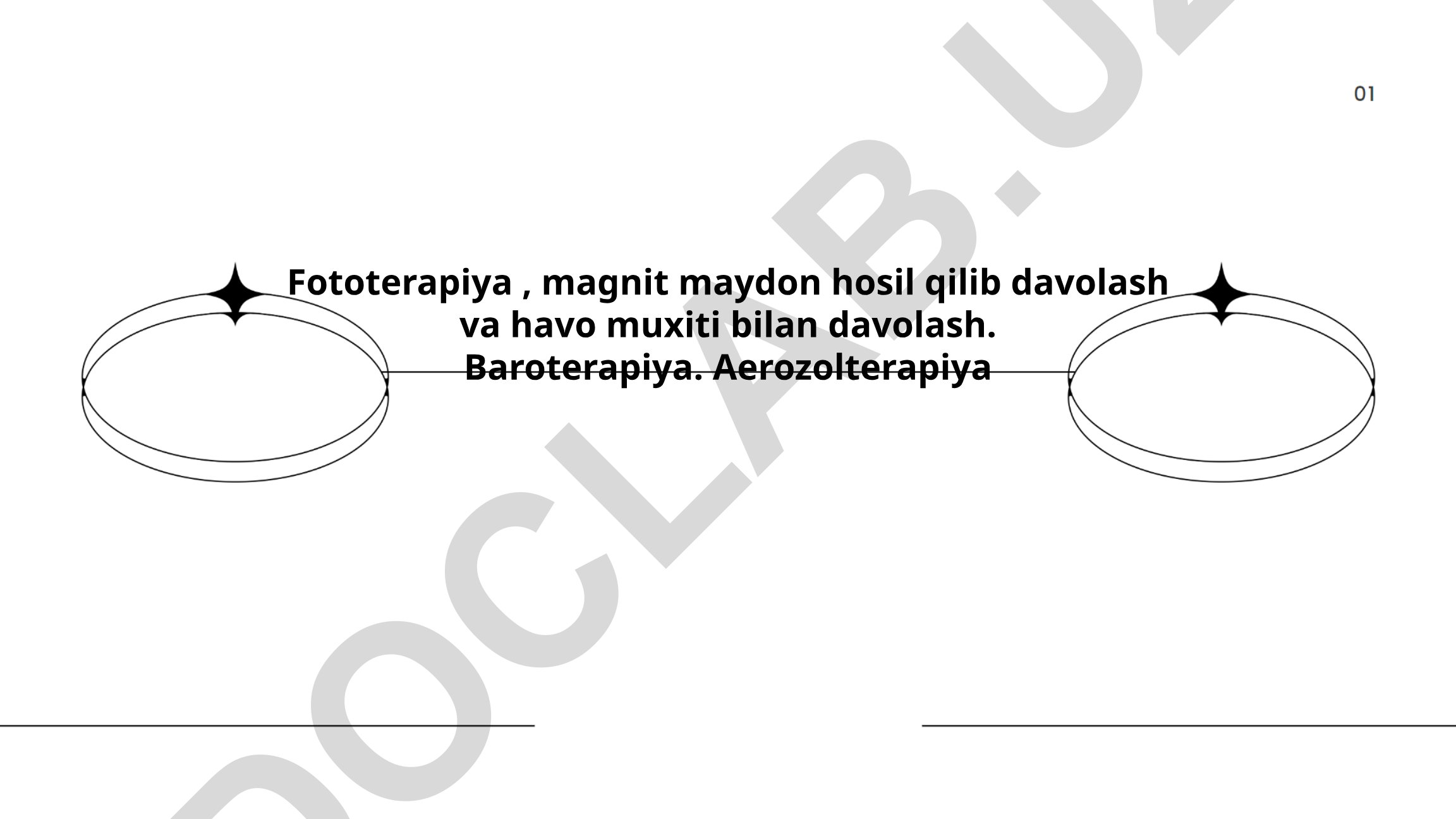 Fototerapiya, magnit maydon va havo muxiti bilan davolash usullari