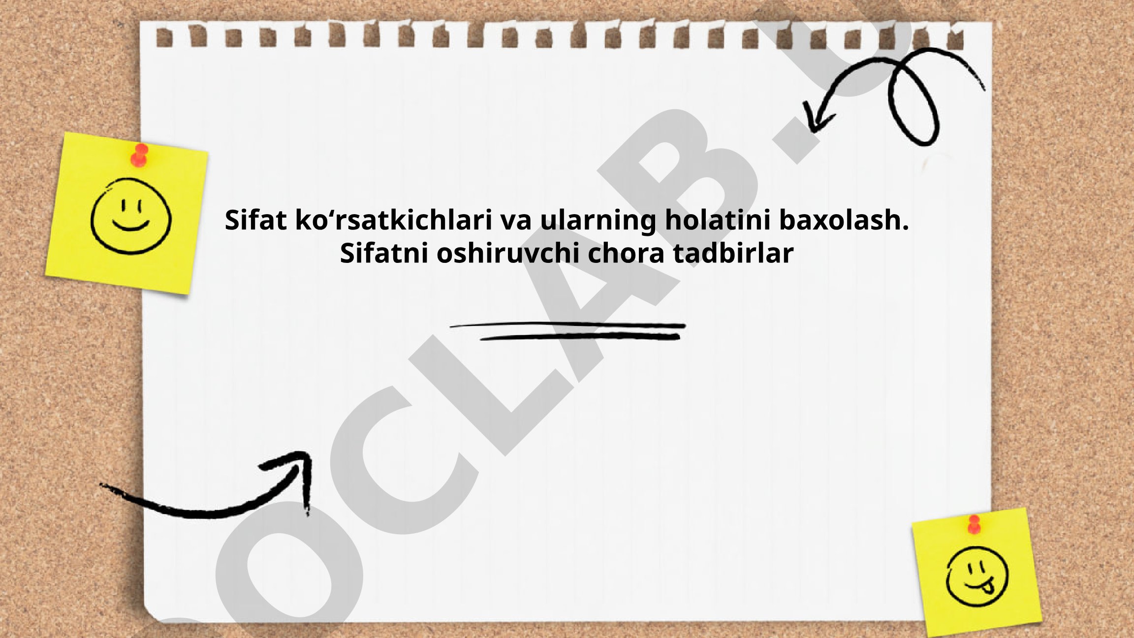 Sifat ko'rsatkichlari va ularni baholash usullari
