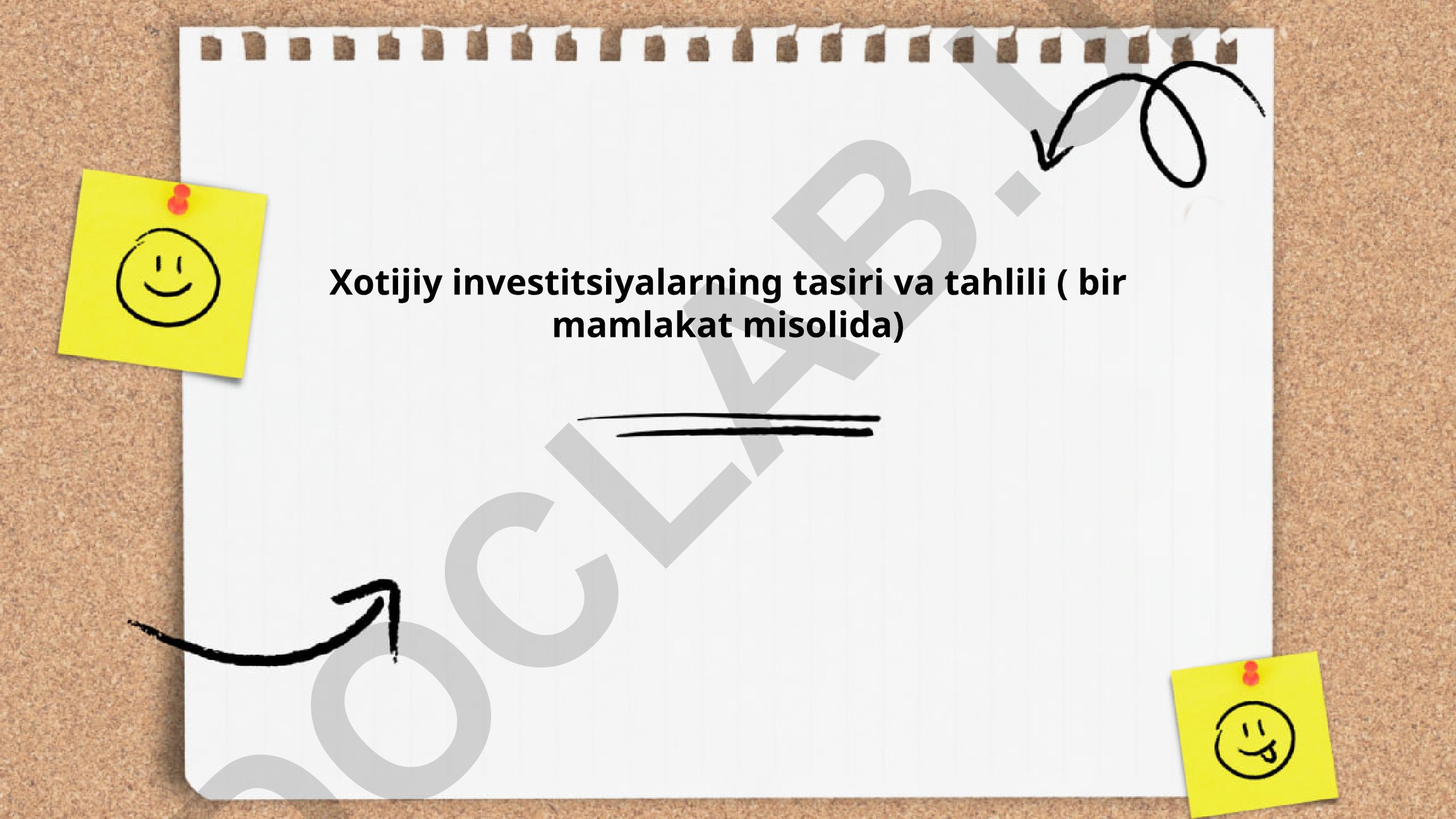 Xorijiy investitsiyalarning tasiri va tahlili (bir mamlakat misolida)