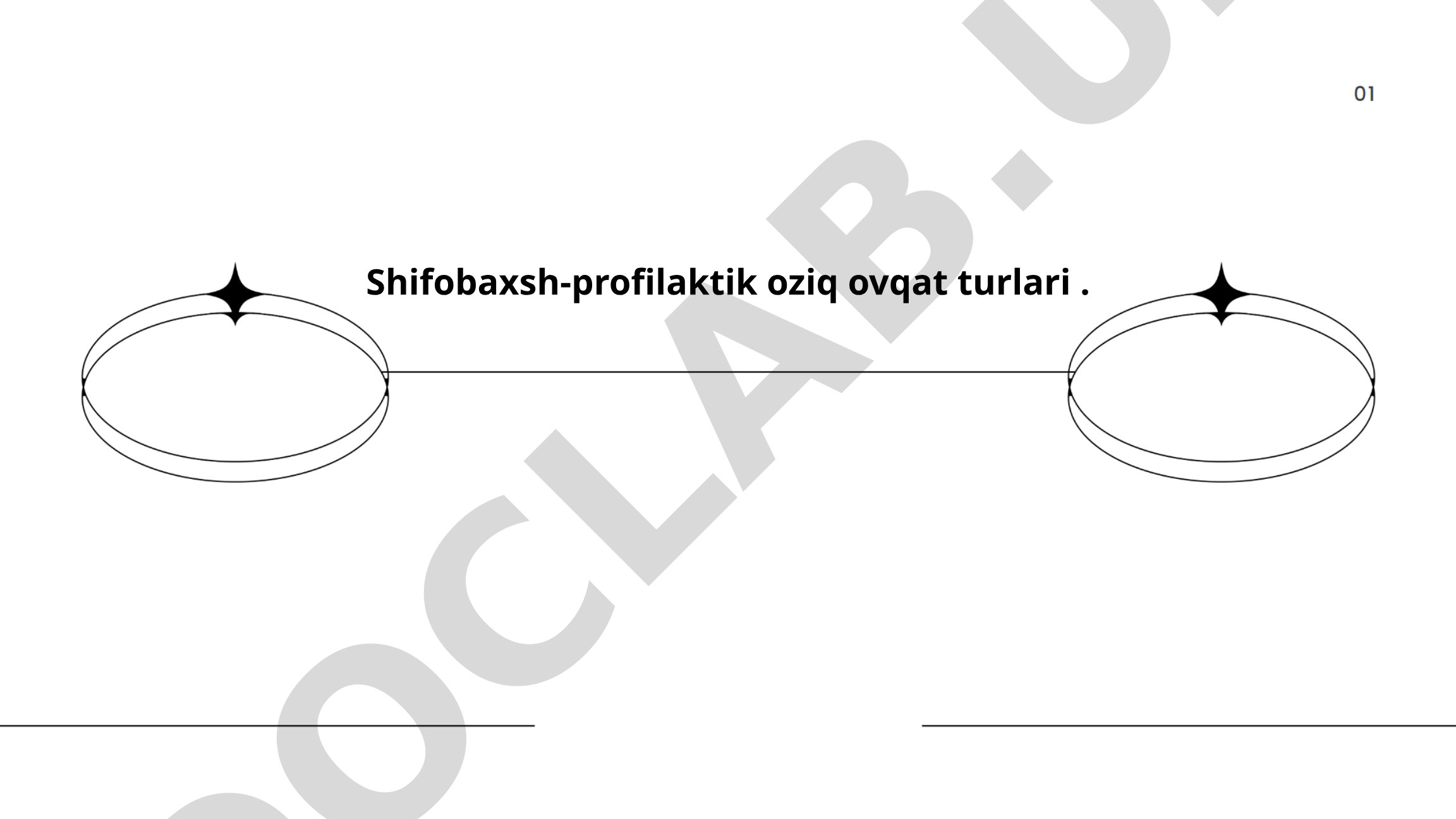 Shifobaxsh-profilaktik oziq ovqat turlari