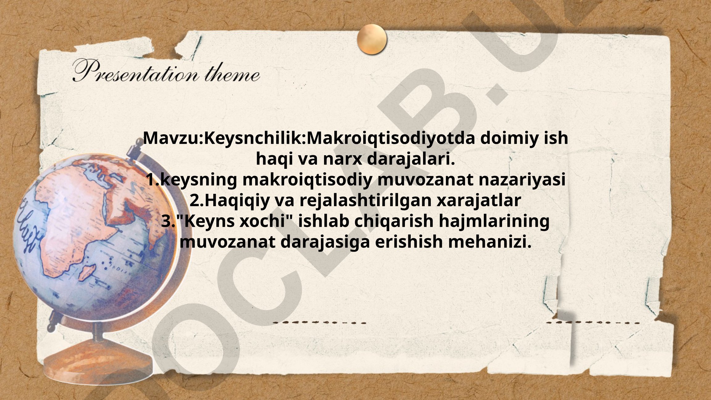 Keysnchilik: Makroiqtisodiyotda doimiy ish haqi va narx darajalari