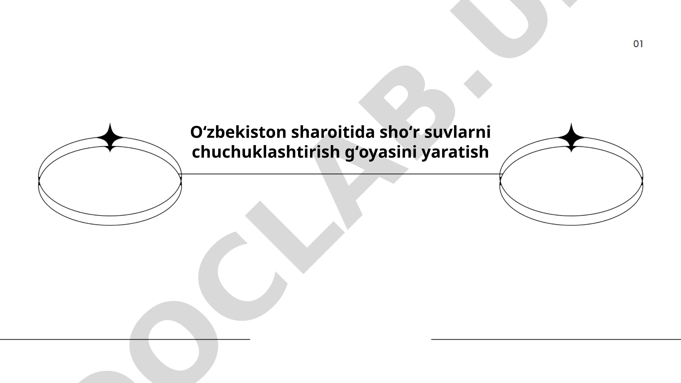 Oʻzbekiston sharoitida shoʻr suvlarni chuchuklashtirish texnologiyalari