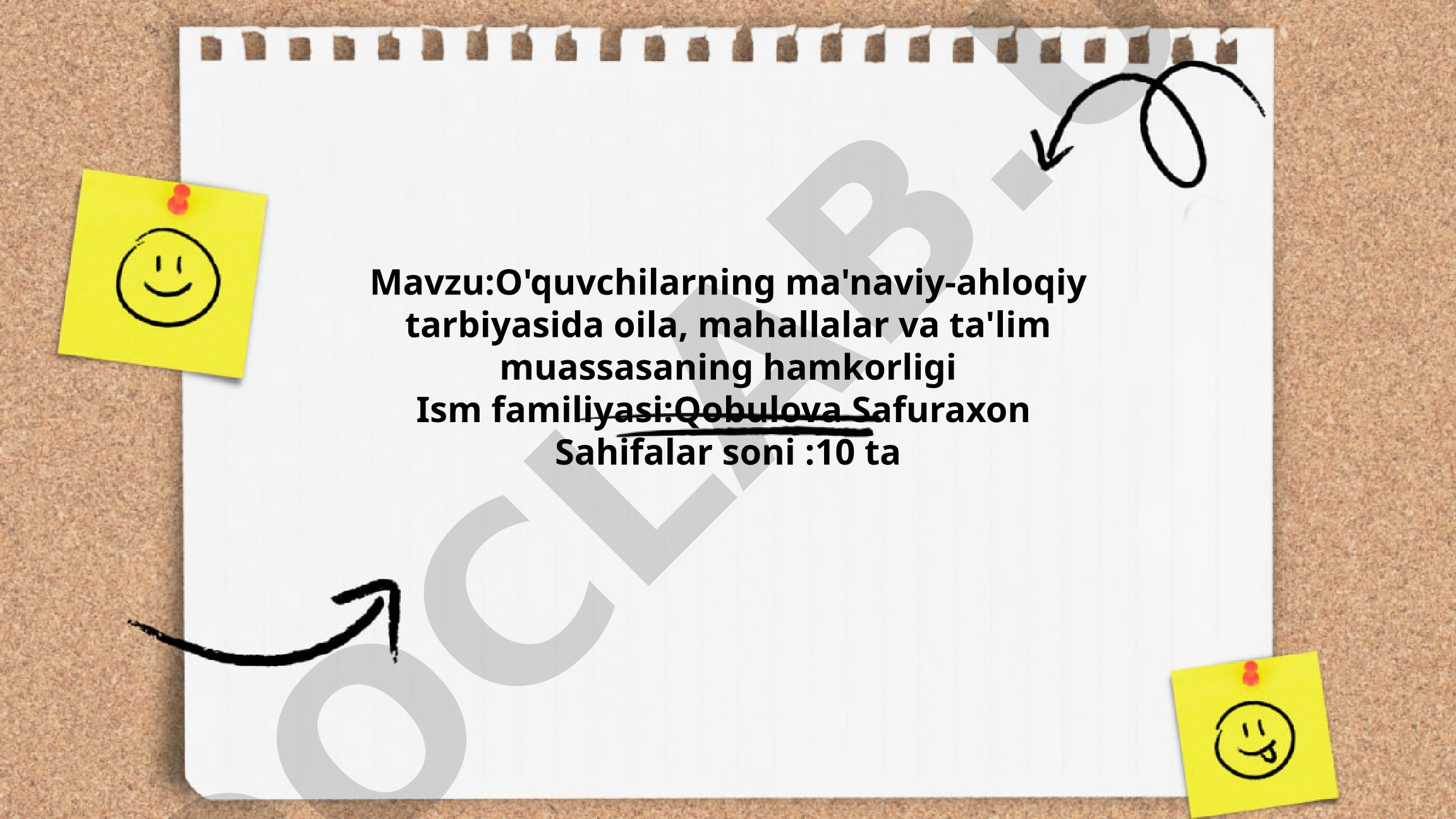 O'quvchilarning ma'naviy-ahloqiy tarbiyasida oila, mahallalar va ta'lim muassasaning hamkorligi