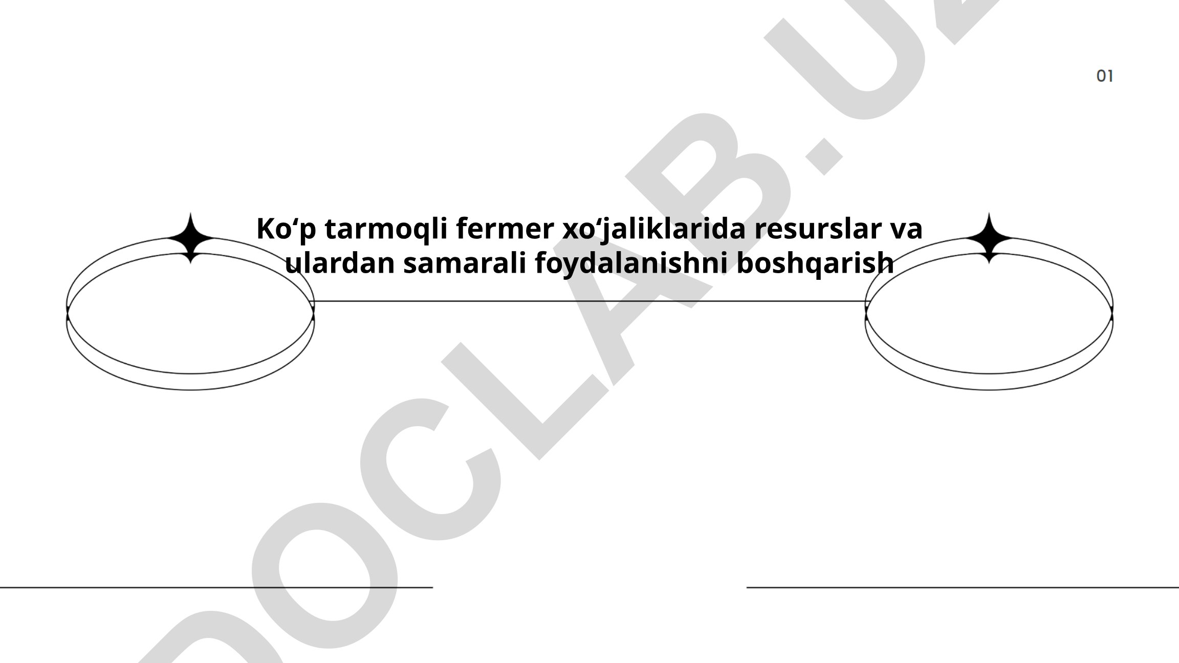 Koʻp tarmoqli fermer xoʻjaliklarida resurslarni boshqarish