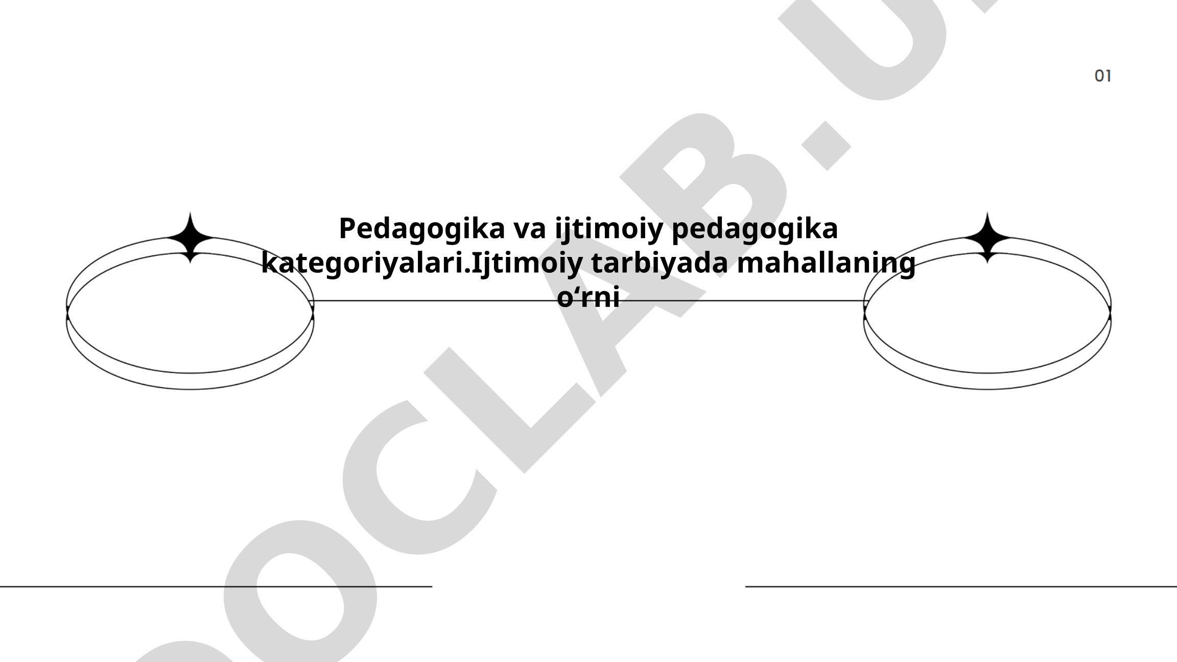 Ijtimoiy tarbiyada mahallaning oʻrni