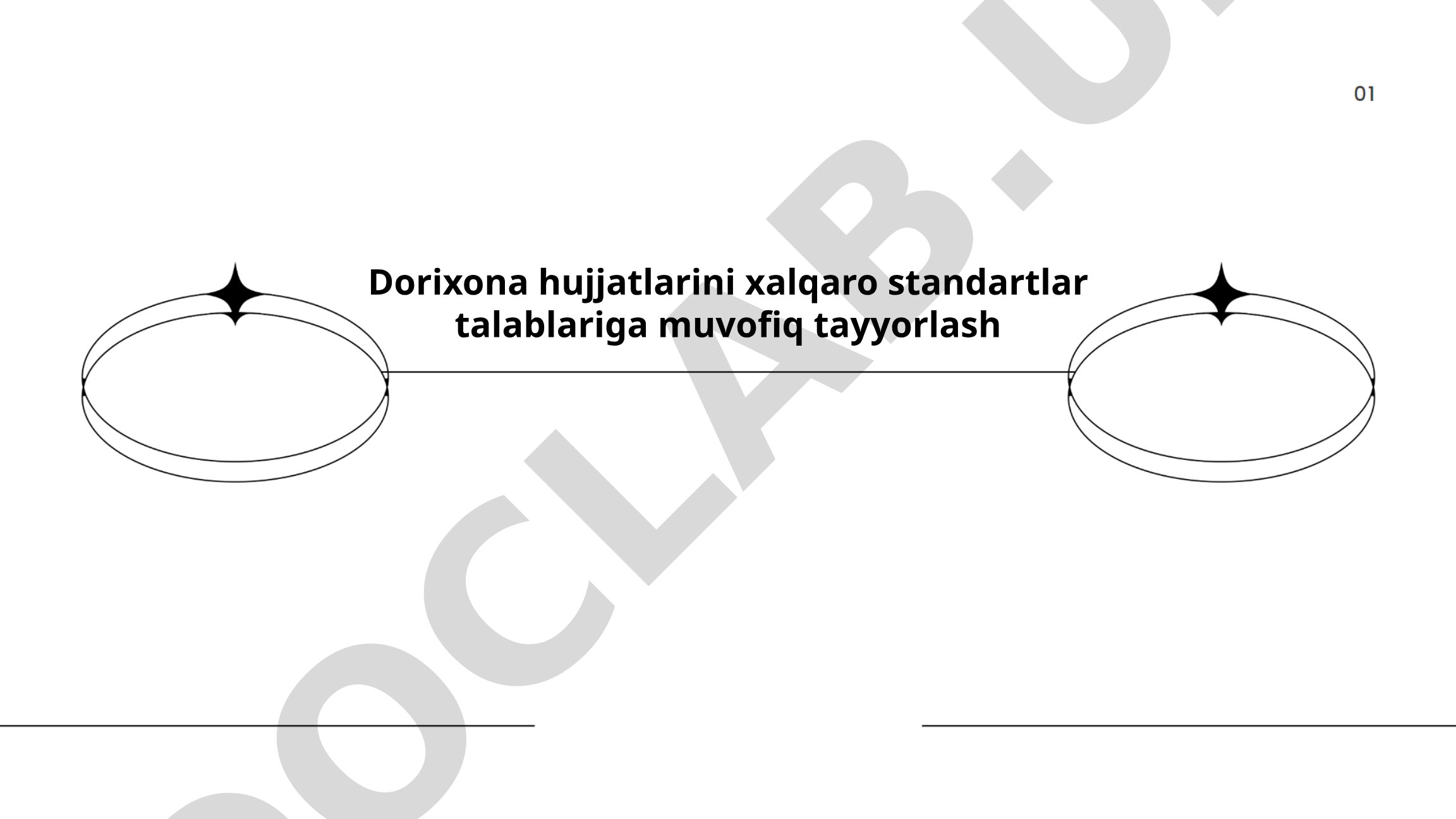 Dorixona hujjatlarini xalqaro standartlar talablariga muvofiq tayyorlash