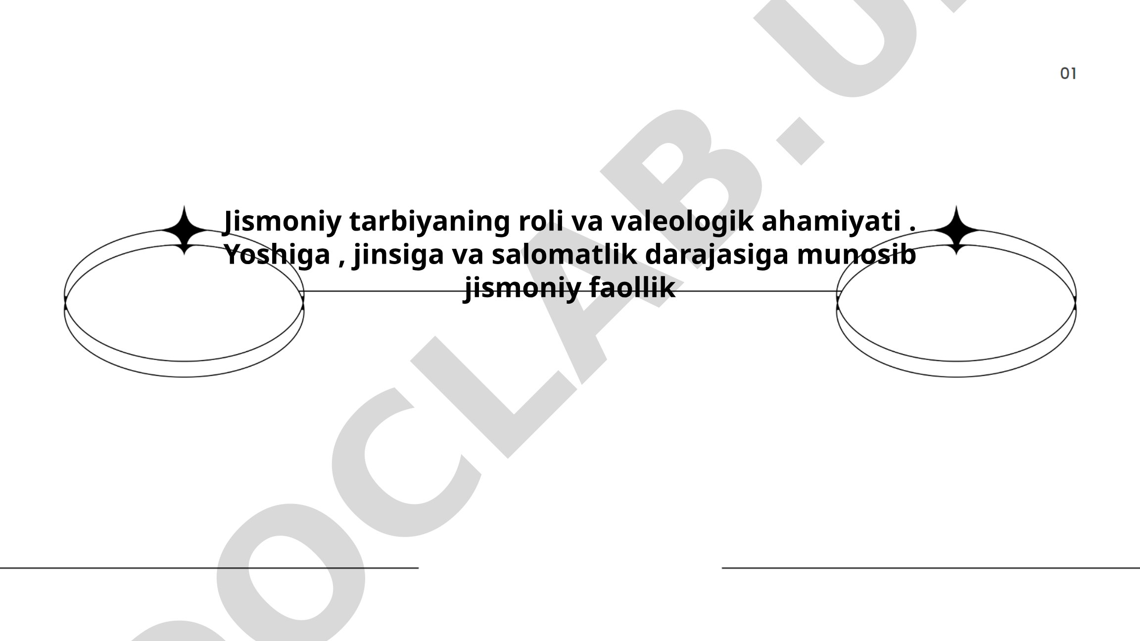 Jismoniy tarbiyaning roli va valeologik ahamiyati
