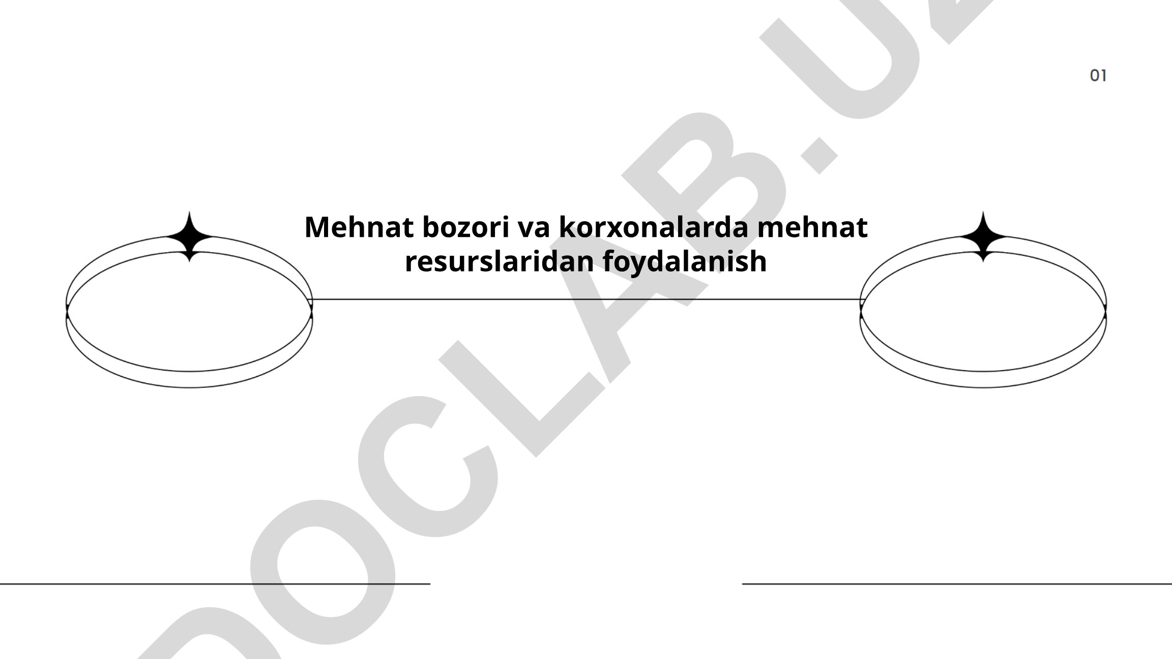 Mehnat bozori va korxonalarda mehnat resurslaridan foydalanish