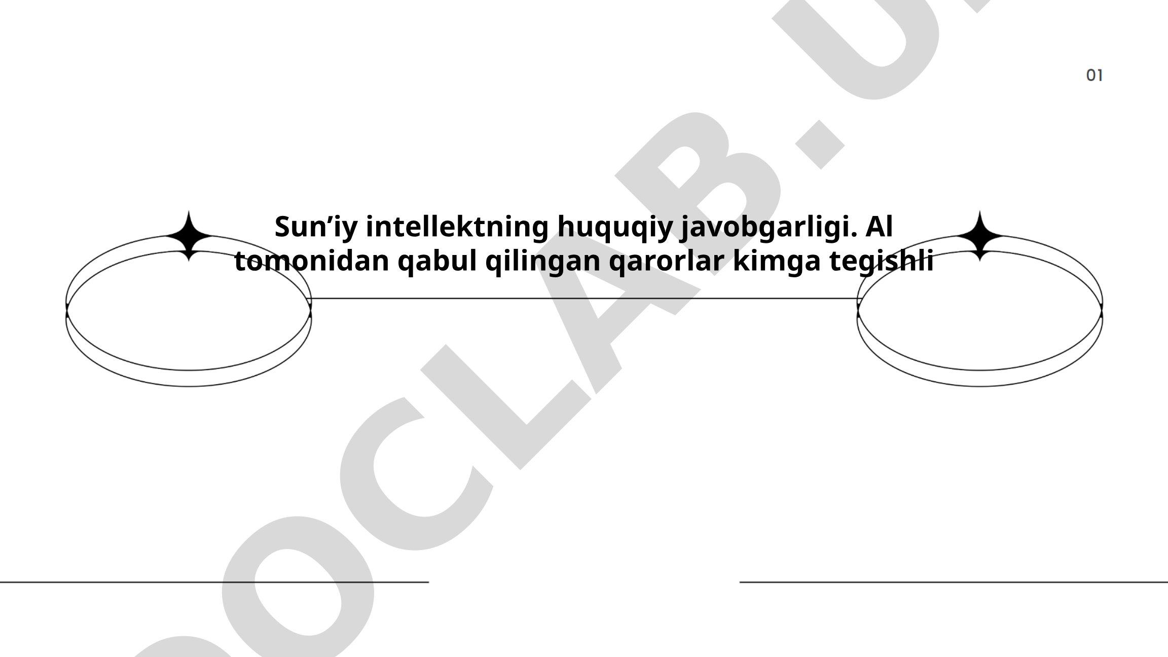 Sun'iy intellektning huquqiy javobgarligi va qarorlar masalalari