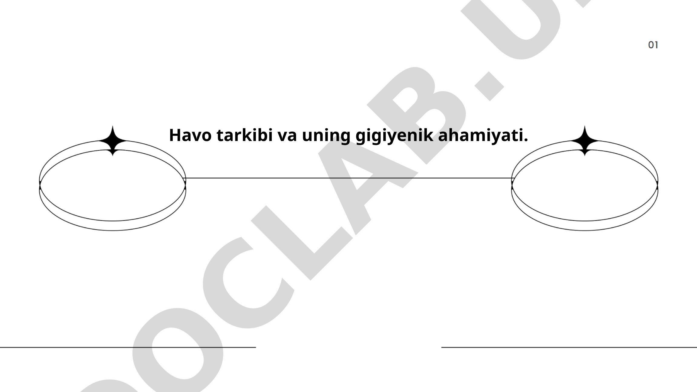 Havo tarkibi va uning gigiyenik ahamiyati