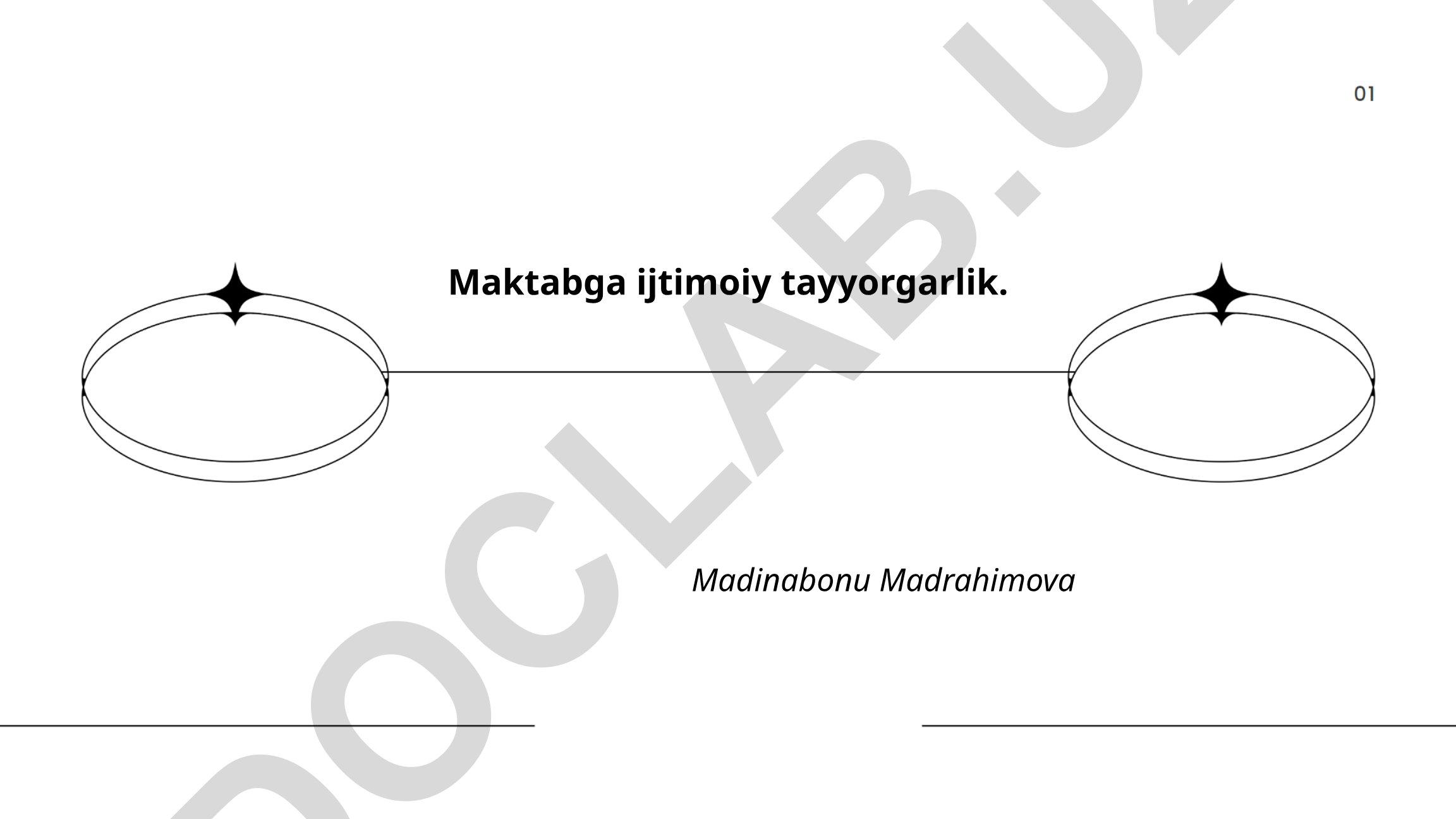 Maktabga ijtimoiy tayyorgarlik