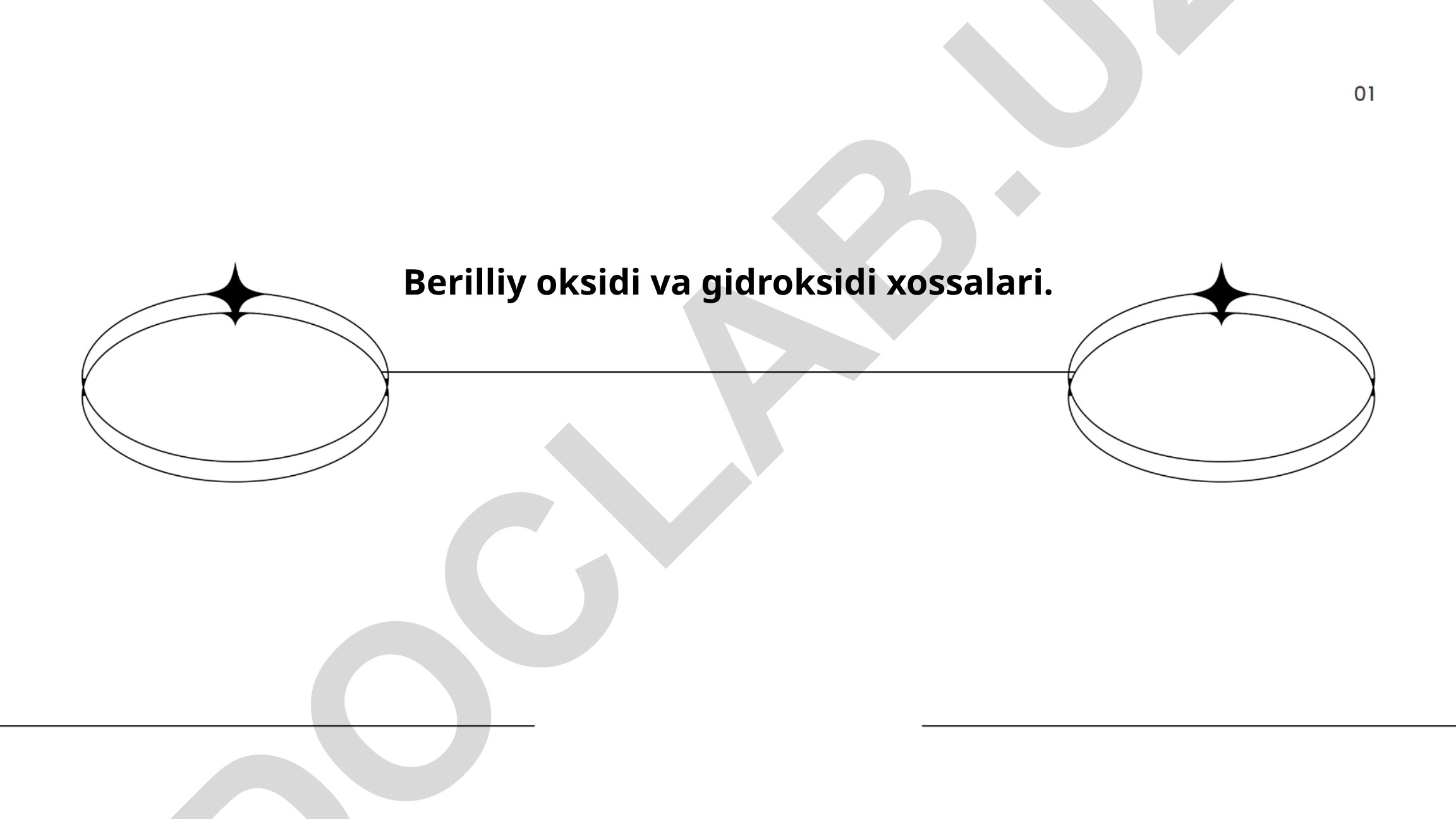 Berilliy oksidi va gidroksidi xossalari