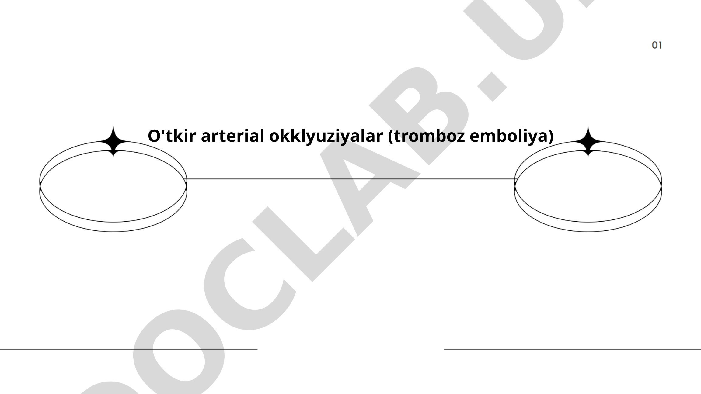 O'tkir arterial okklyuziyalar (tromboz emboliya)