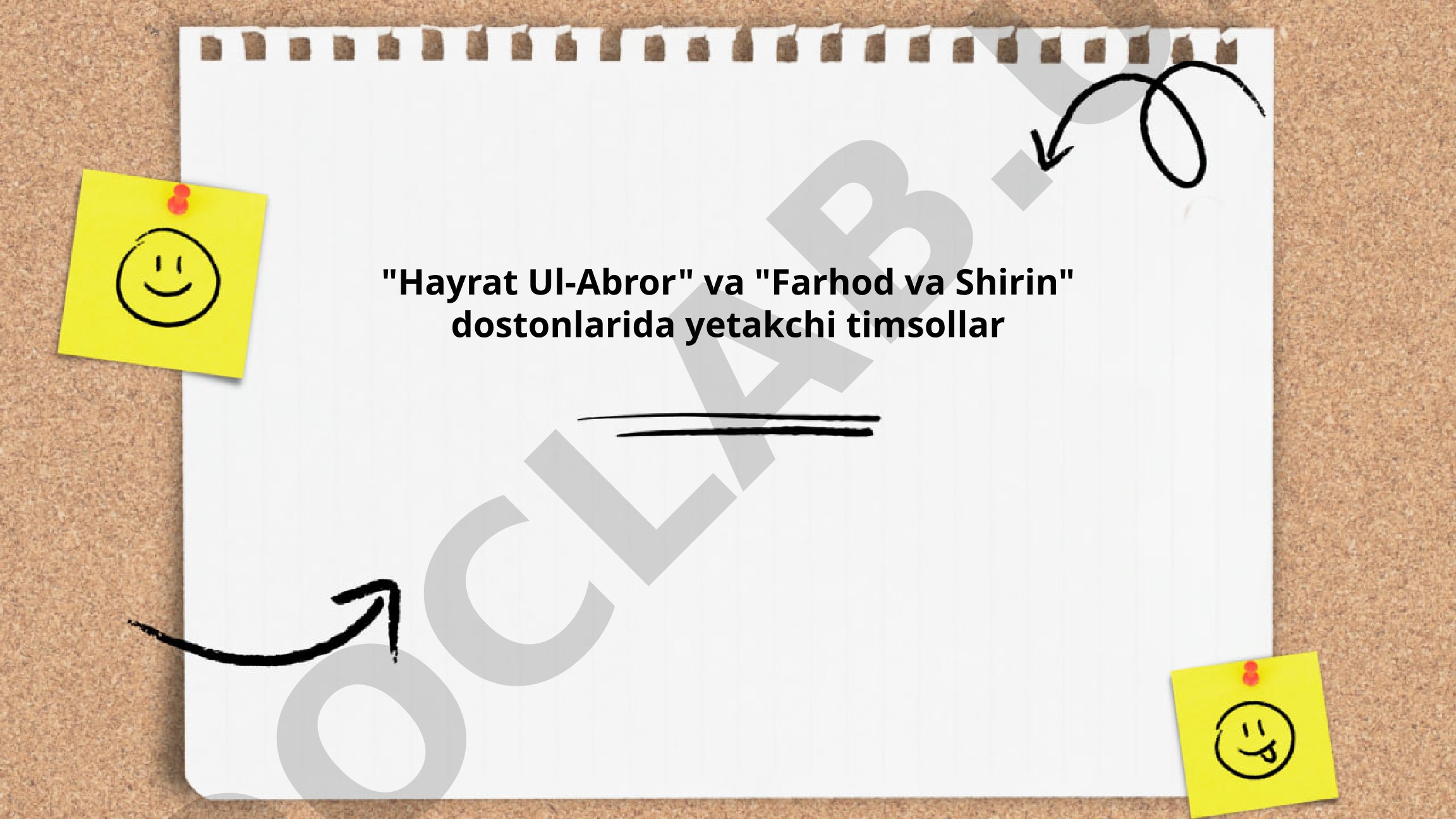 Hayrat Ul-Abror va Farhod va Shirin dostonlarida yetakchi timsollar