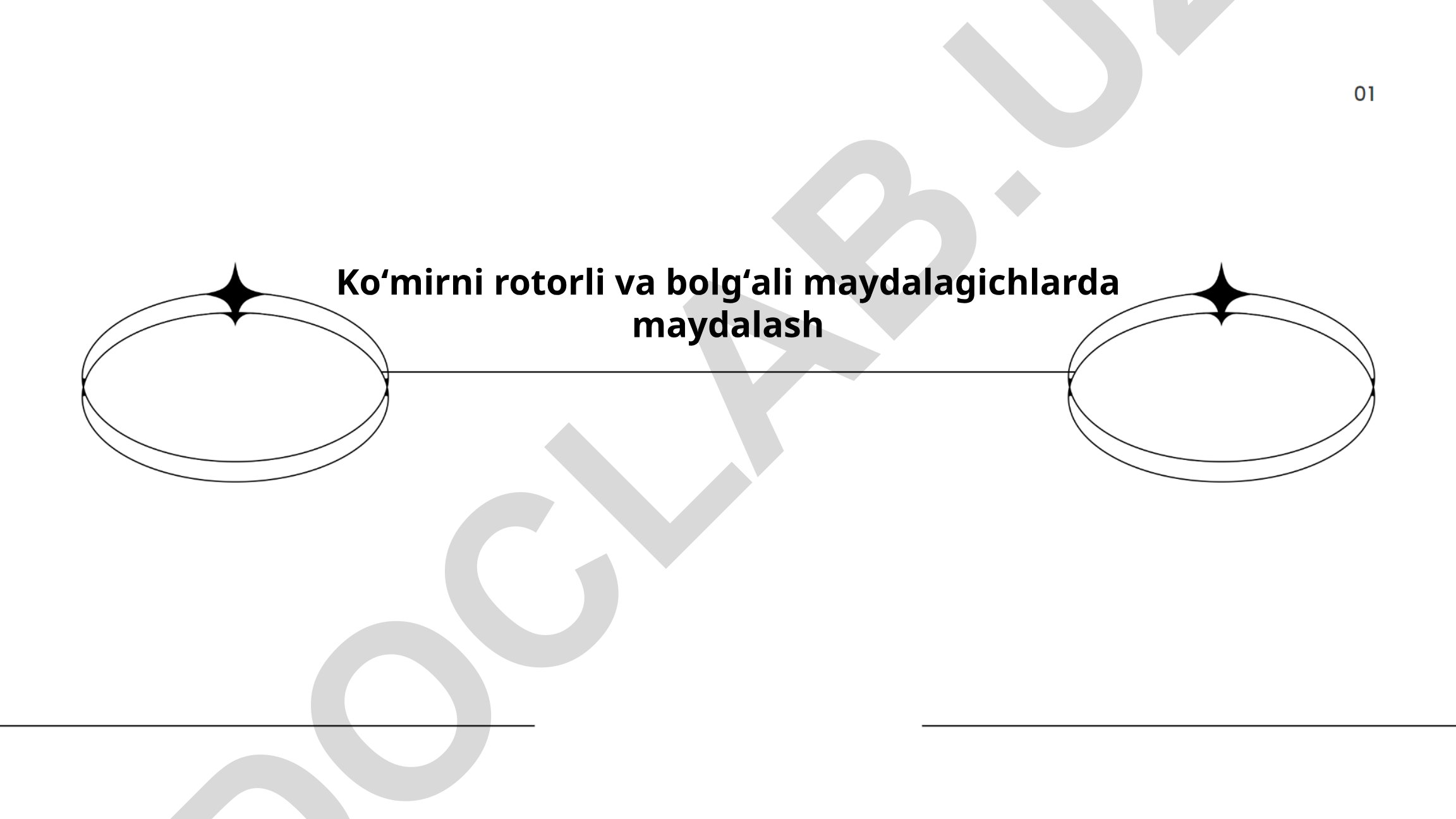 Koʻmirni rotorli va bolgʻali maydalagichlarda maydalash