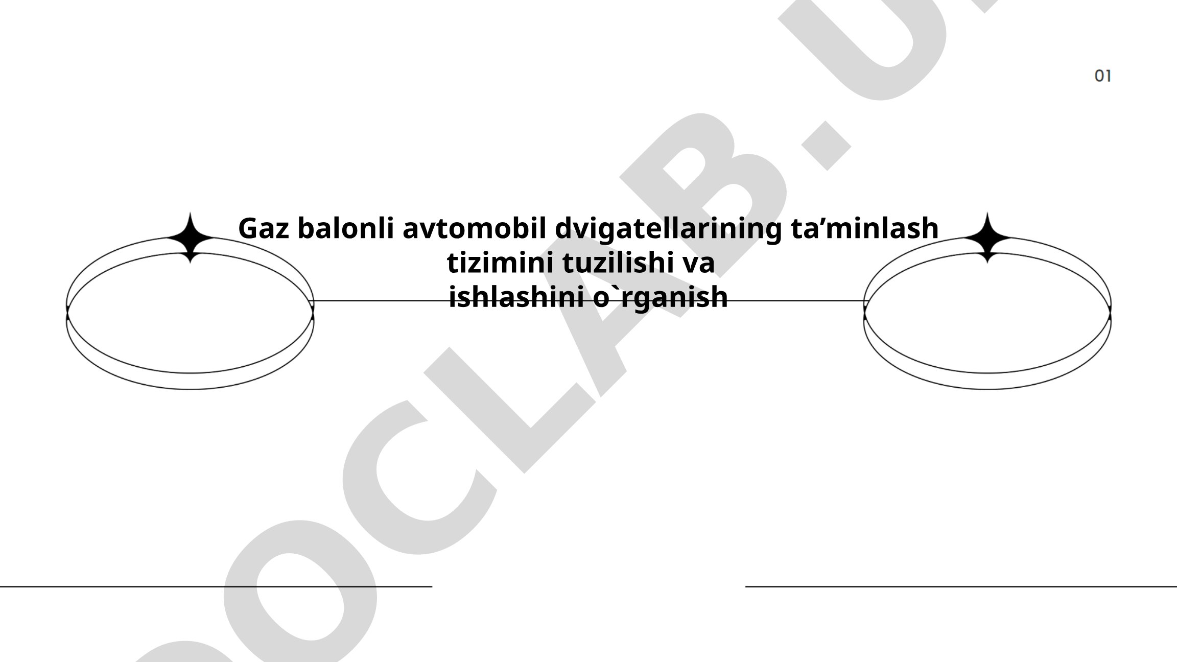 Gaz balonli avtomobil dvigatellarining ta’minlash tizimini tuzilishi va ishlashini o‘rganish