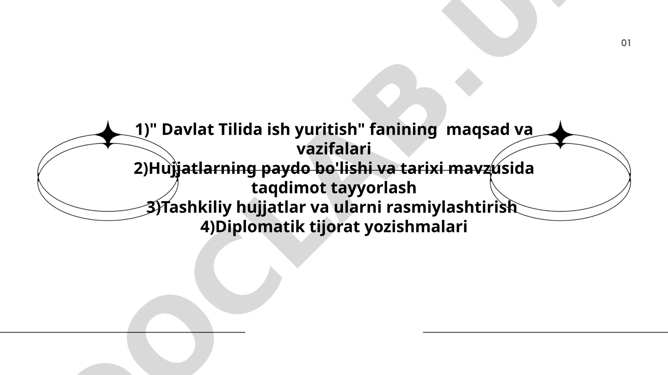 Davlat tilida ish yuritish fanining maqsad va vazifalari