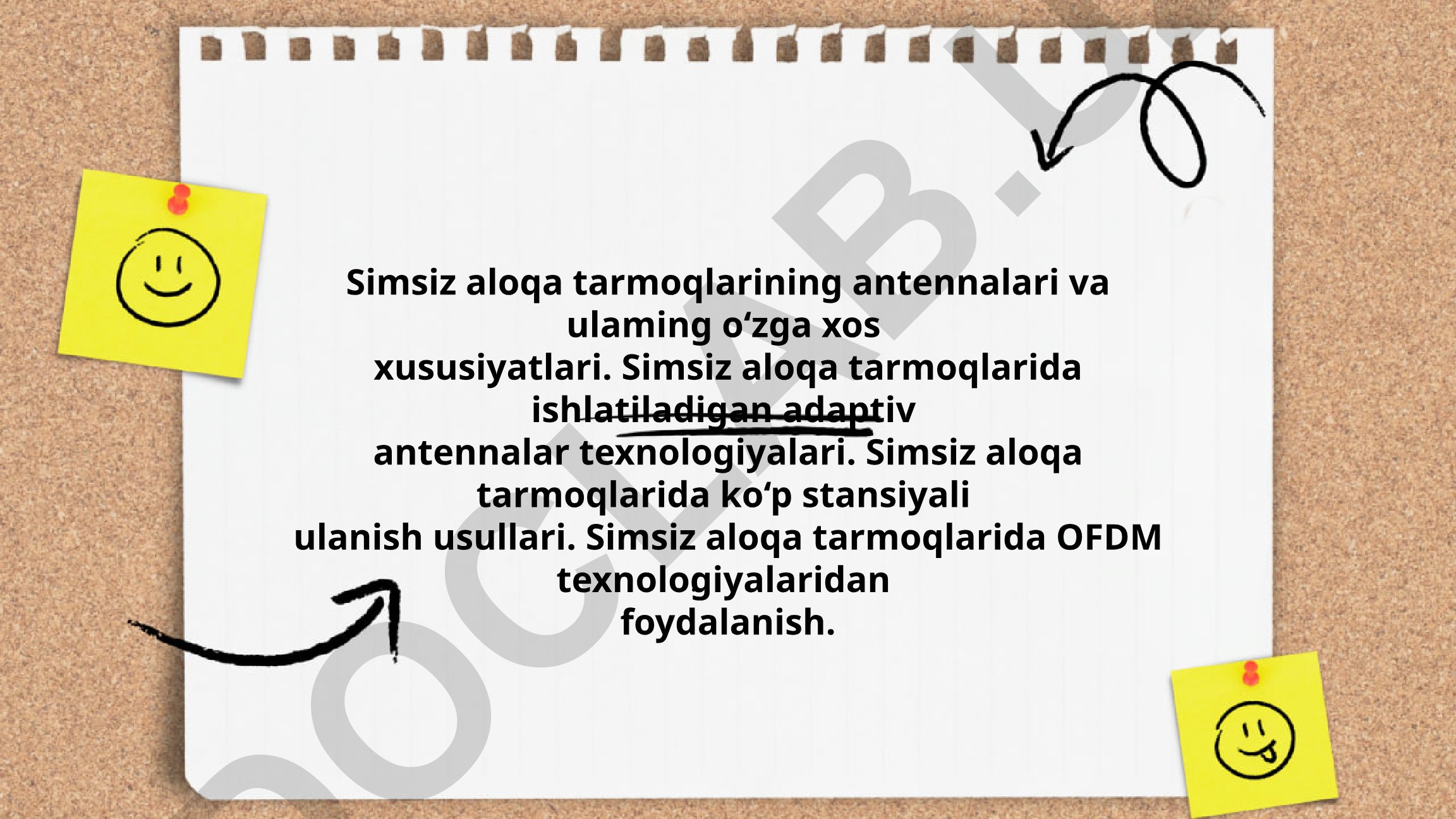 Simsiz aloqa tarmoqlarining antennalari va texnologiyalari