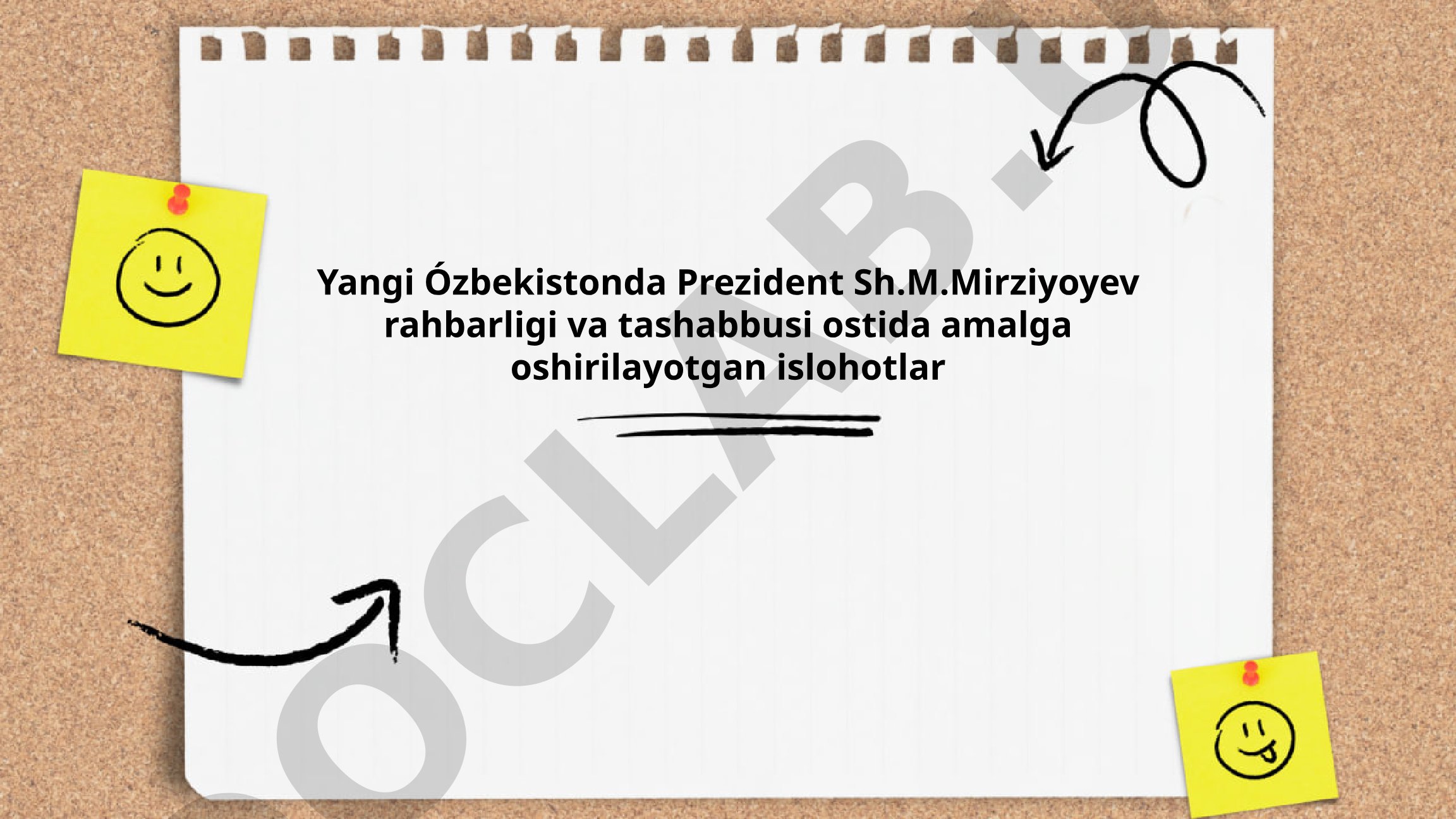 Yangi O'zbekistonda Prezident Sh.M.Mirziyoyev rahbarligidagi islohotlar