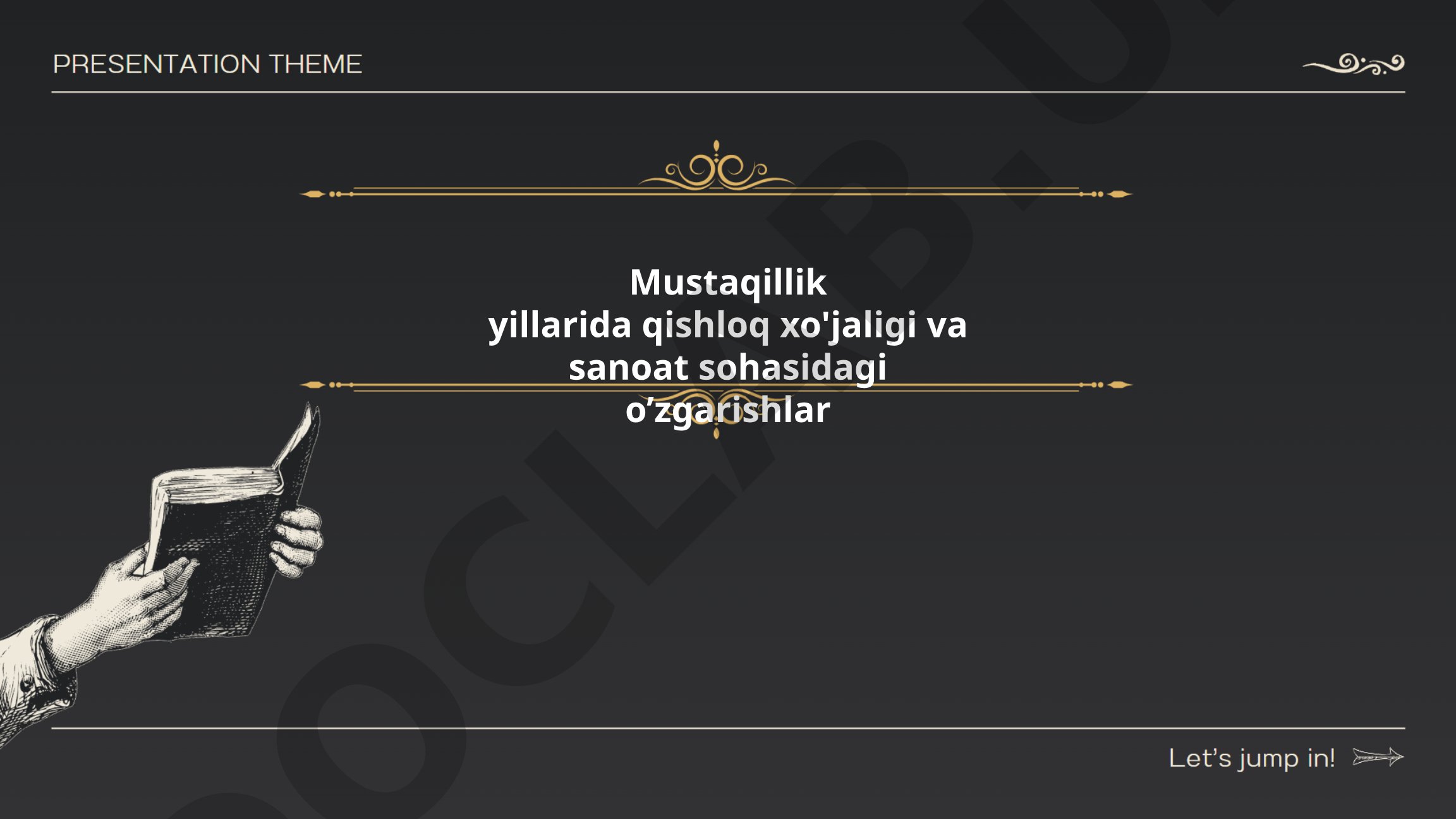 Mustaqillik yillarida qishloq xo'jaligi va sanoat sohasidagi o'zgarishlar
