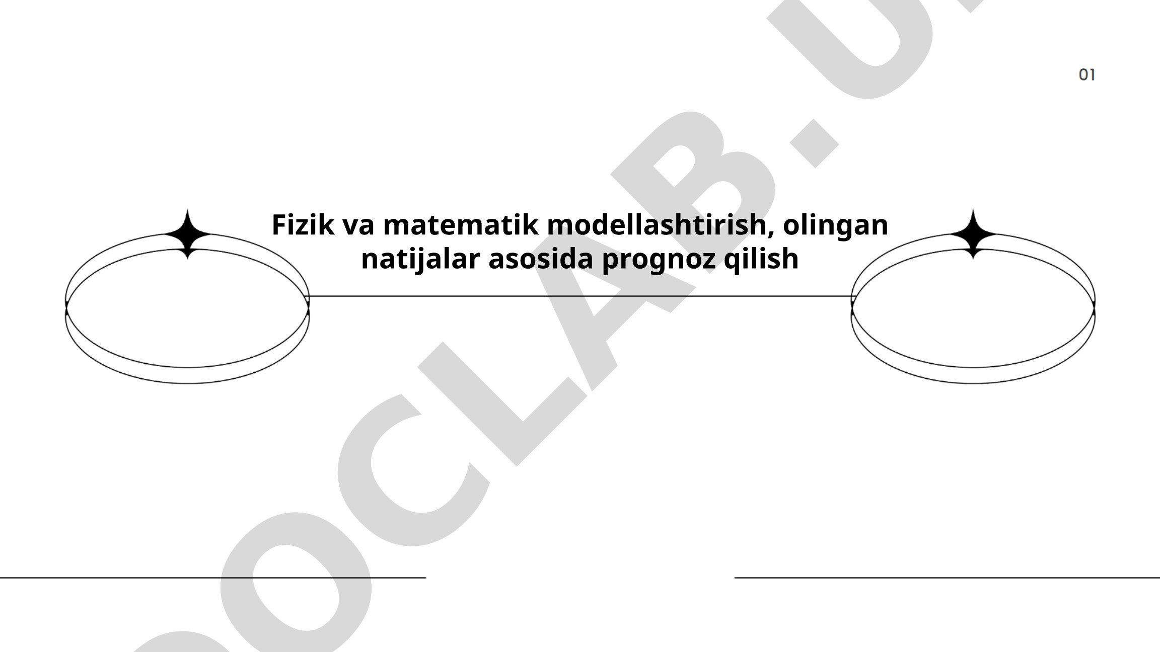 Fizik va matematik modellashtirish, olingan natijalar asosida prognoz qilish