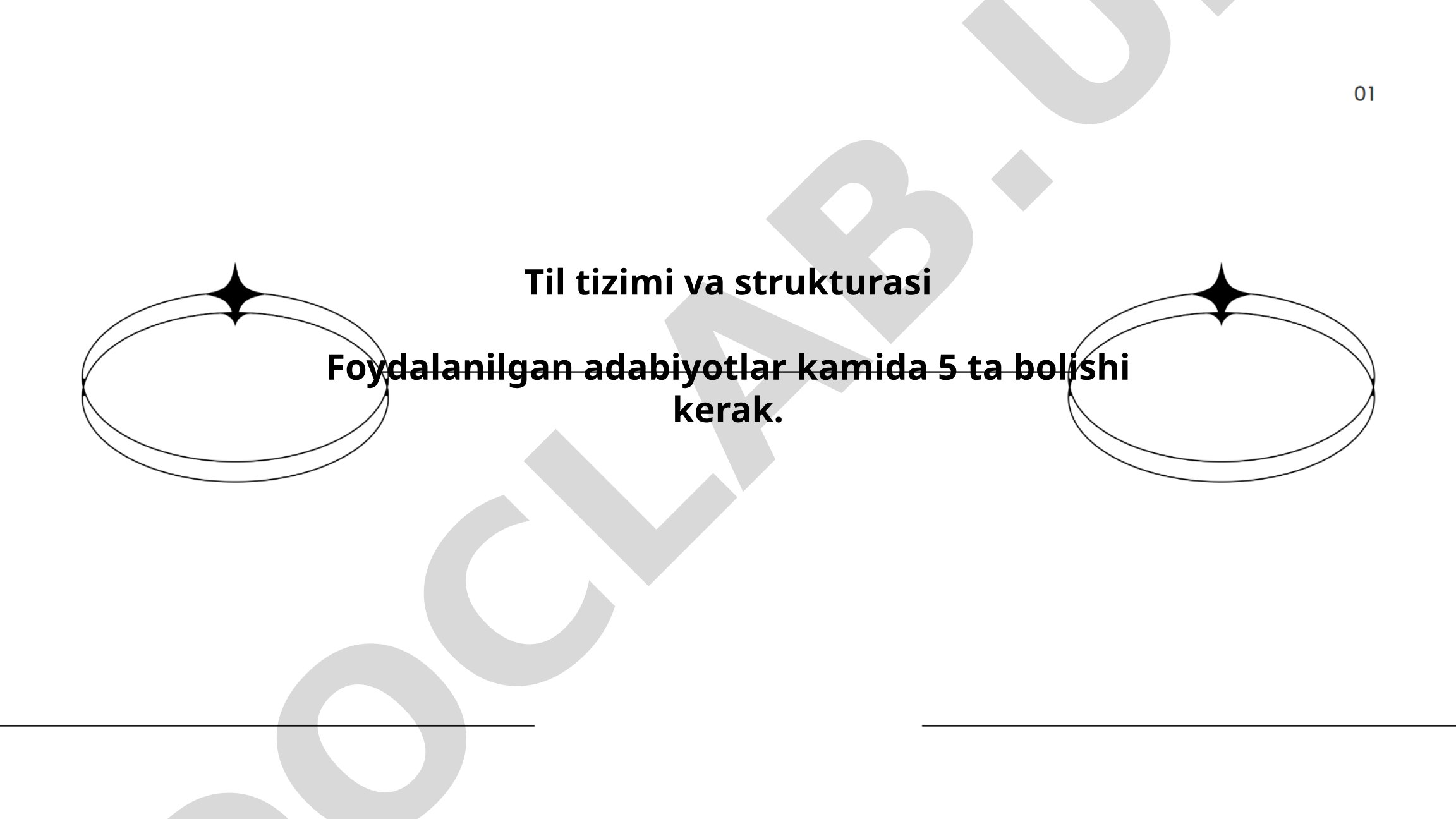Til tizimi va strukturasi