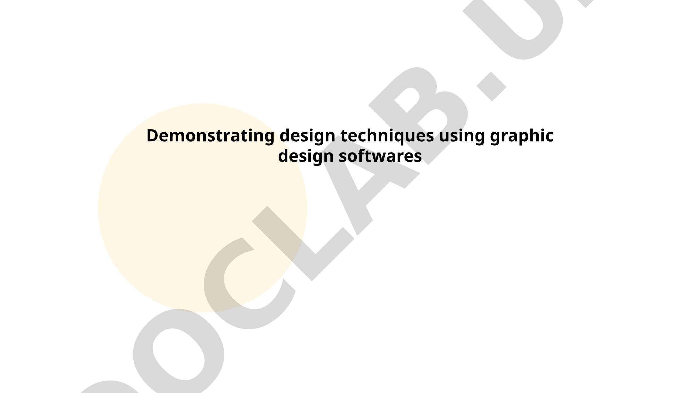 Grafik dizayn dasturlari orqali dizayn texnikalarini namoyish qilish