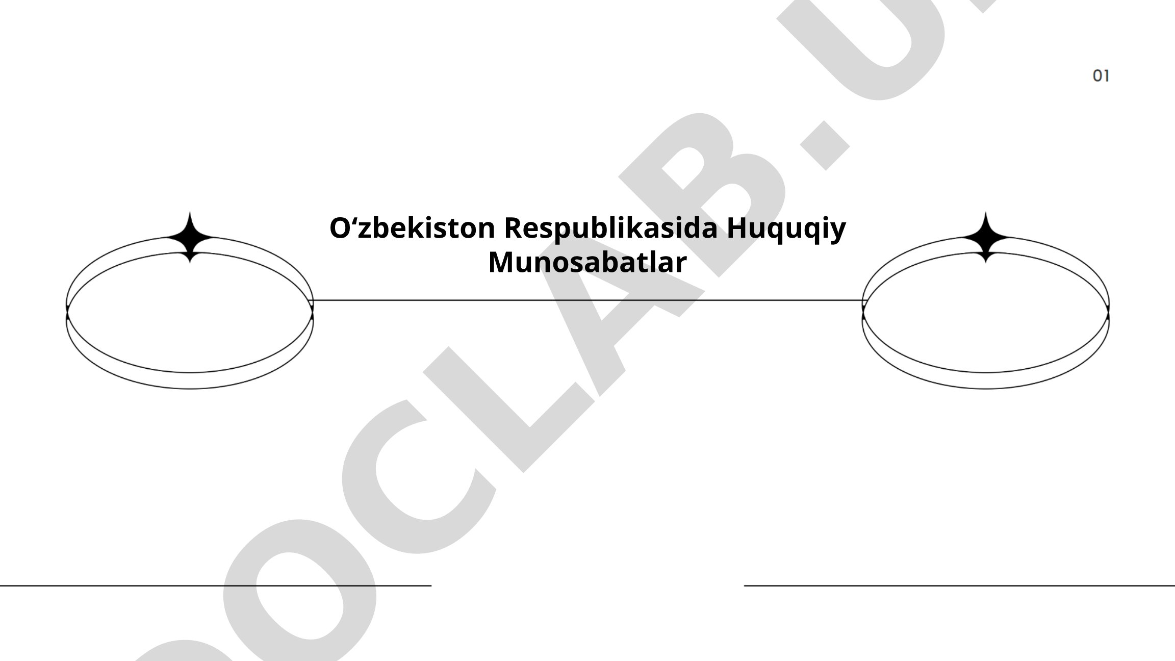 Oʻzbekiston Respublikasida Huquqiy Munosabatlar