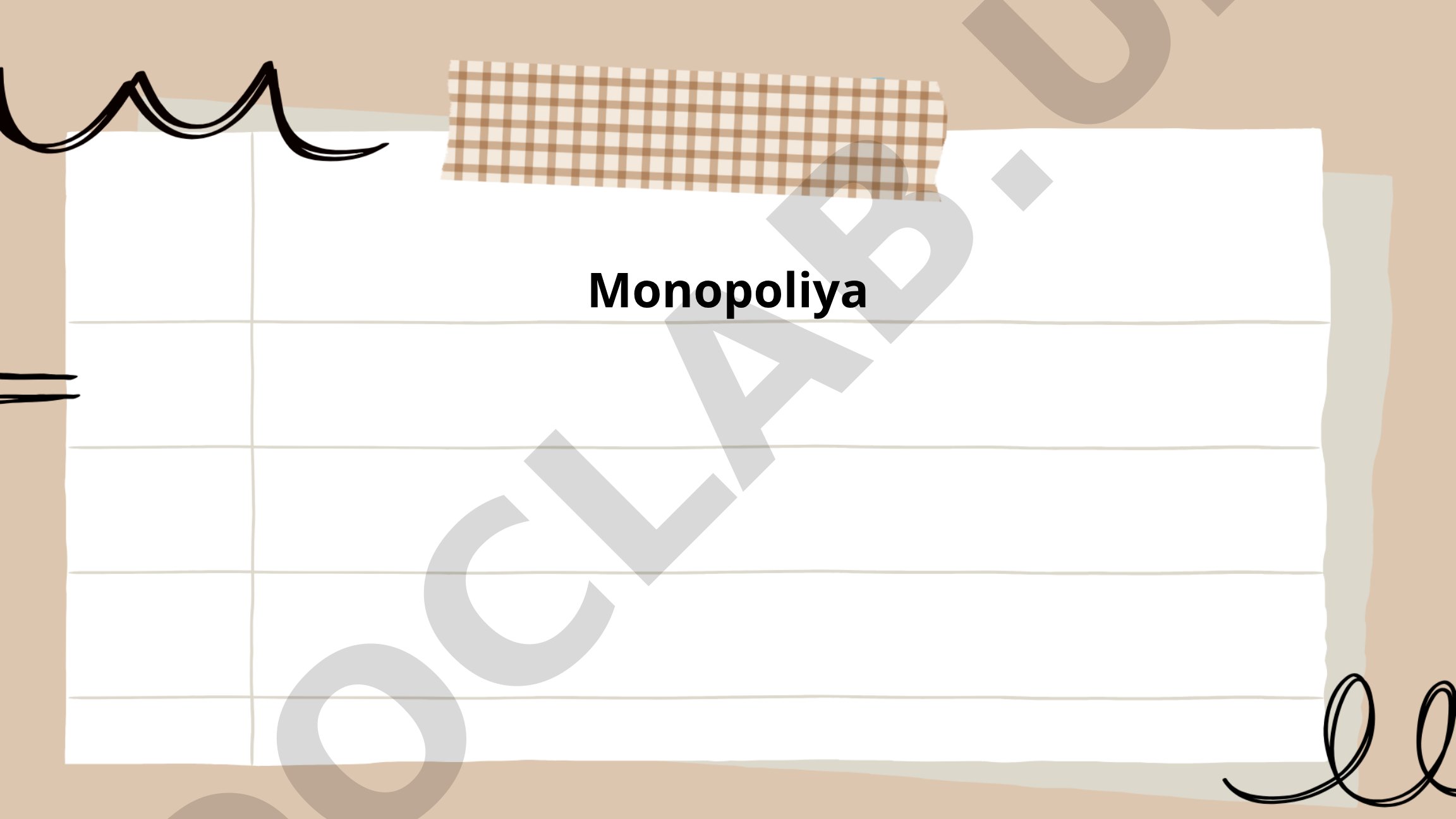 Monopoliya turlari va raqobat nazariyasi