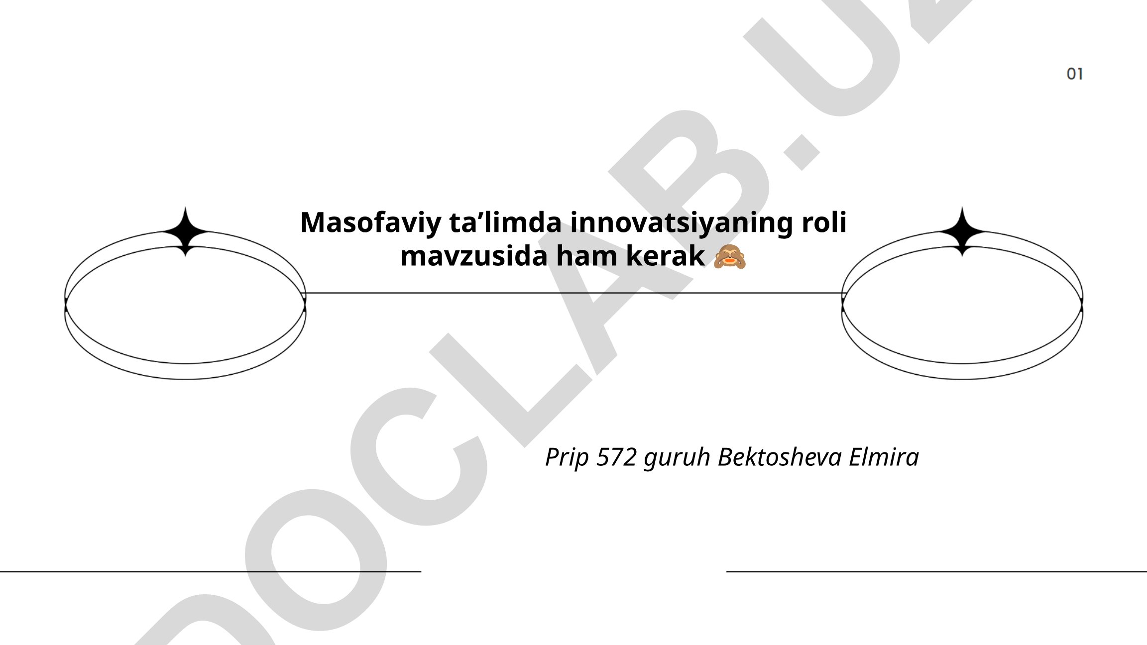 Masofaviy taʼlimda innovatsiyaning roli