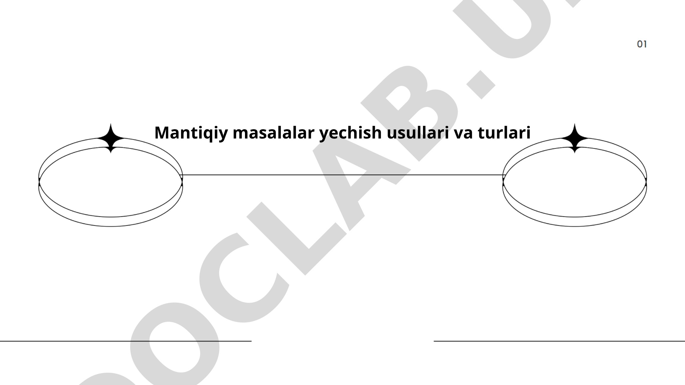 Mantiqiy masalalar yechish usullari va turlari