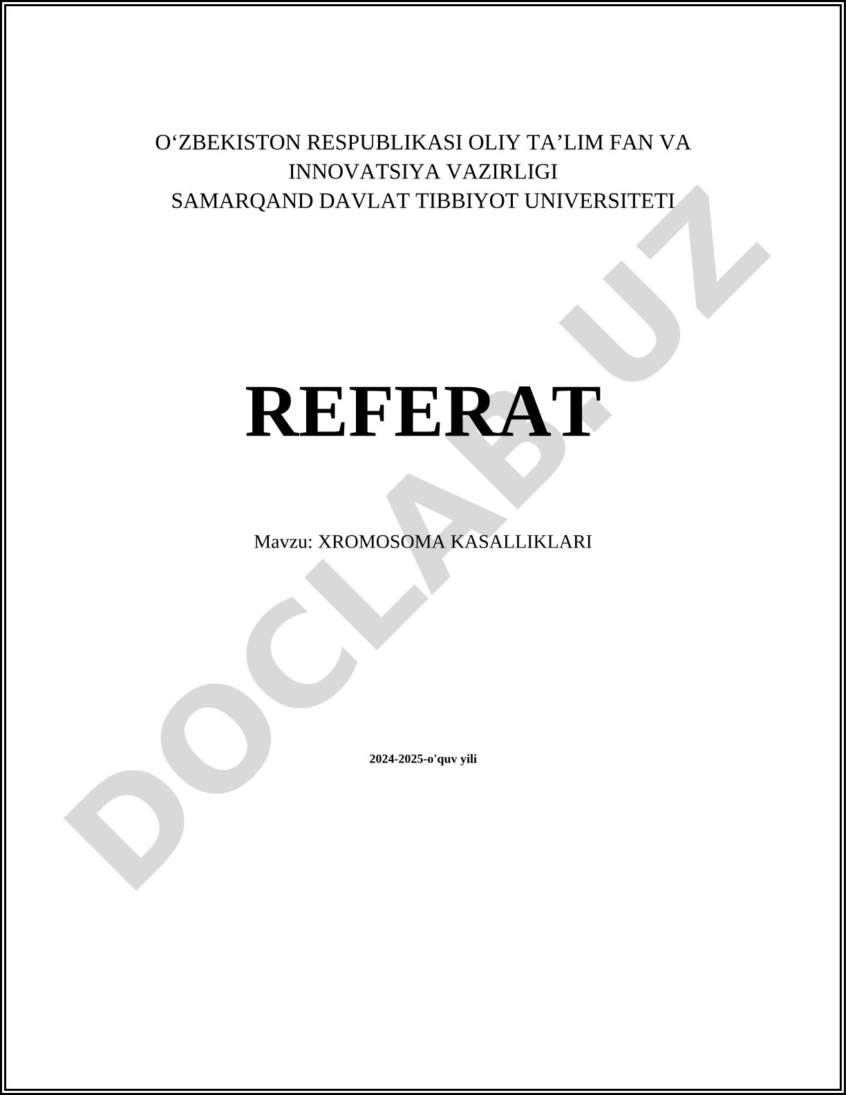 Xromosoma kasalliklari