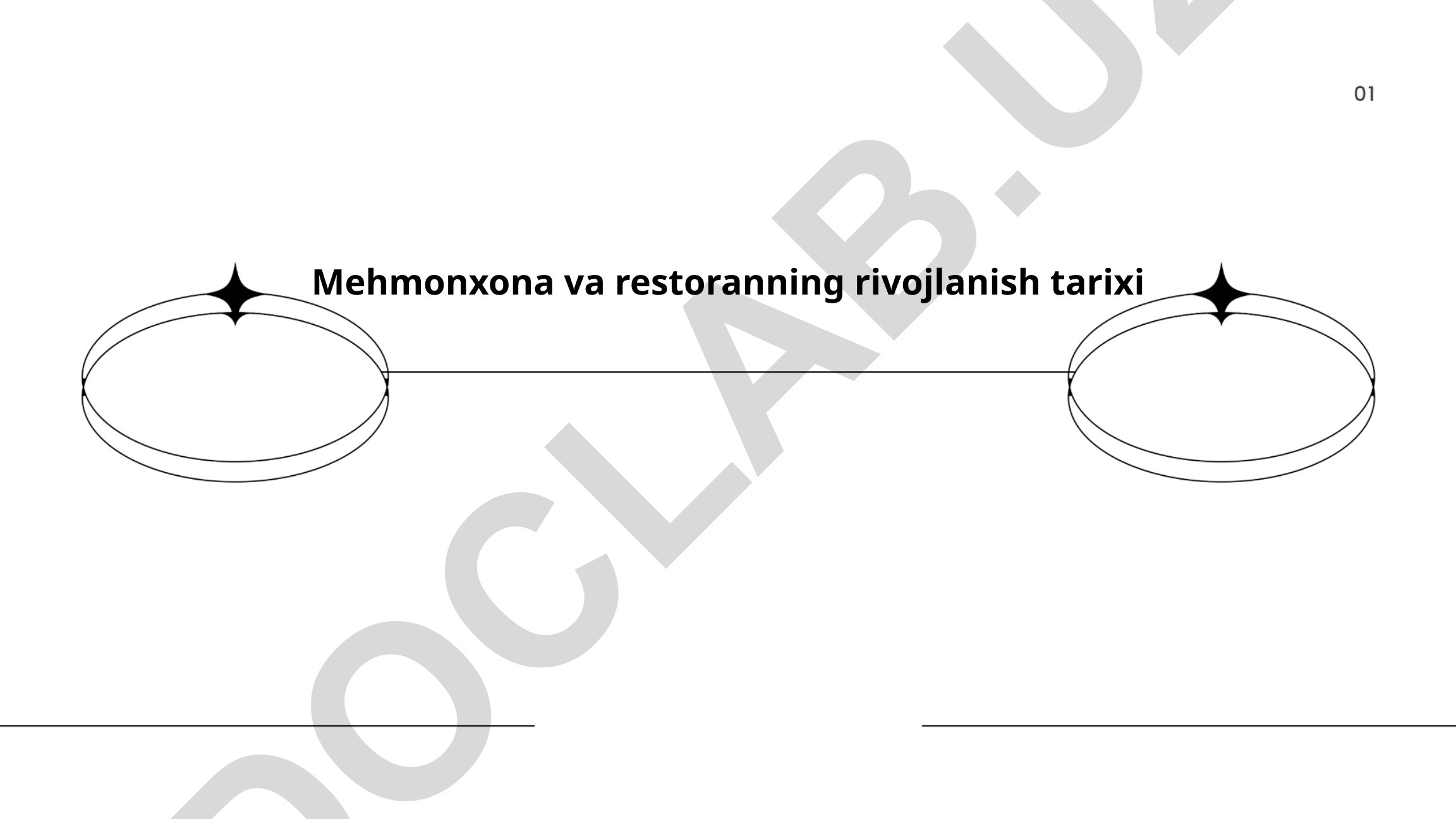 Mehmonxona va restoranning rivojlanish tarixi