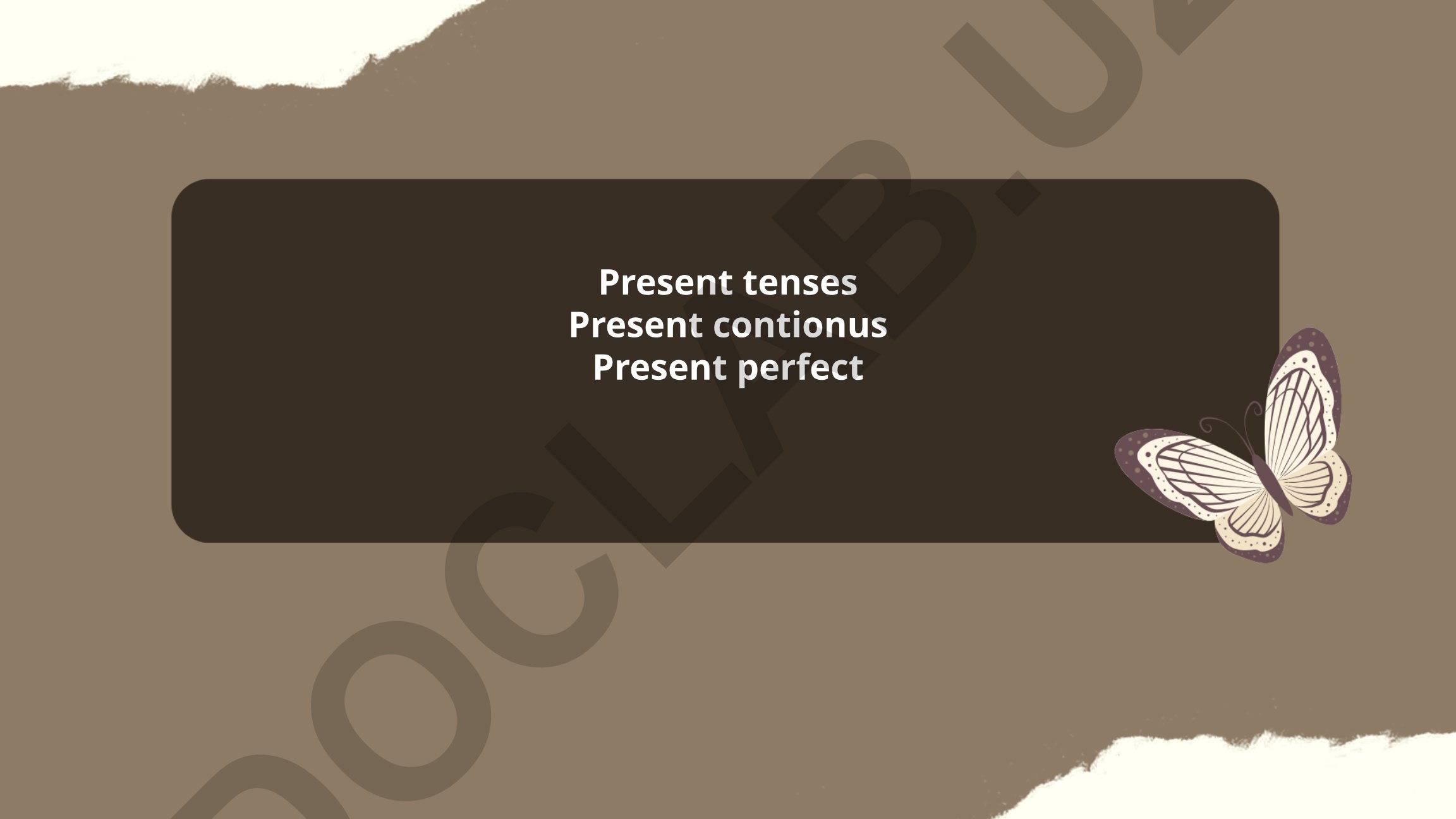 Present Simple and Present Continuous Tenses in English
