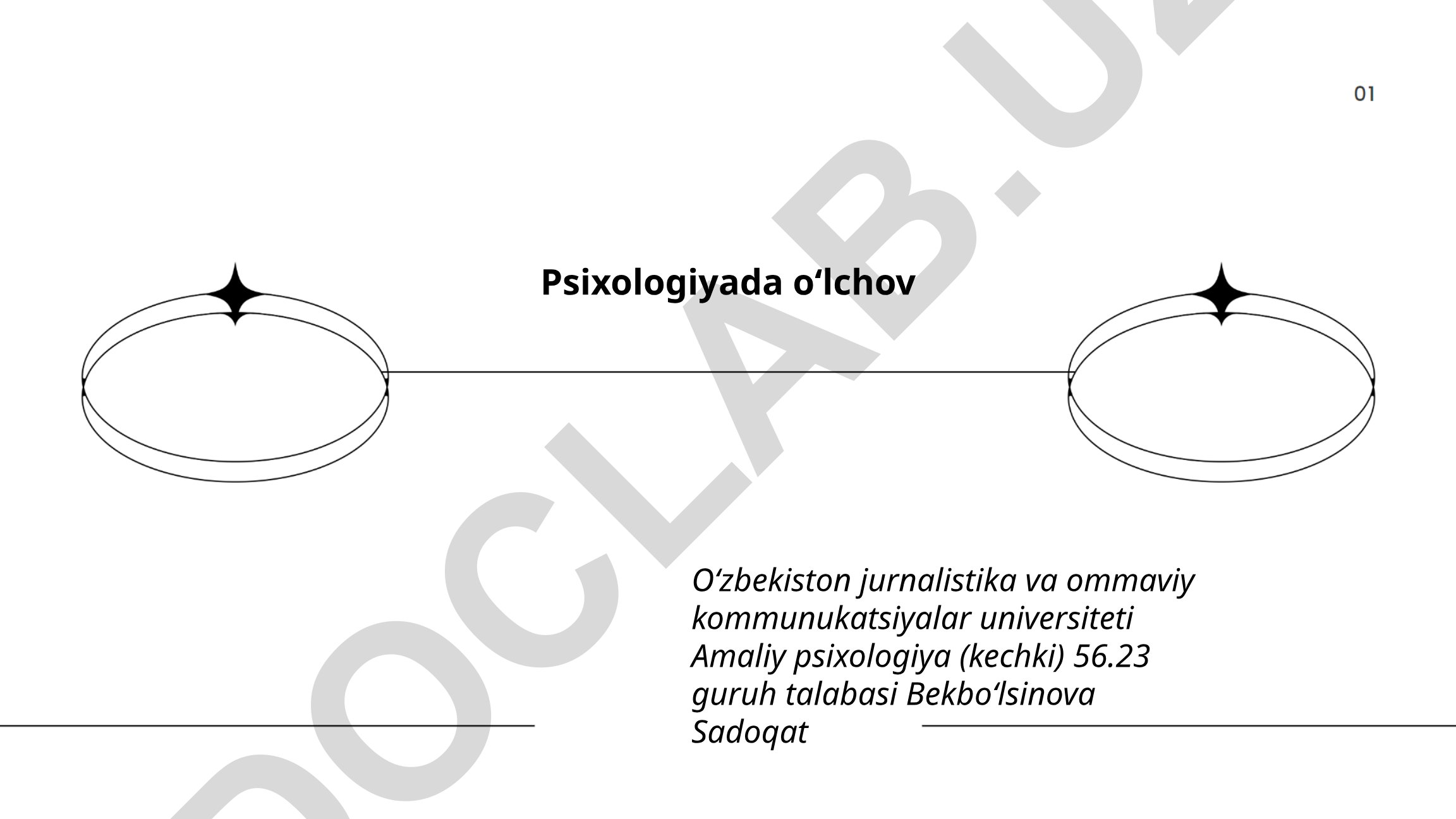 Psixologiyada oʻlchov