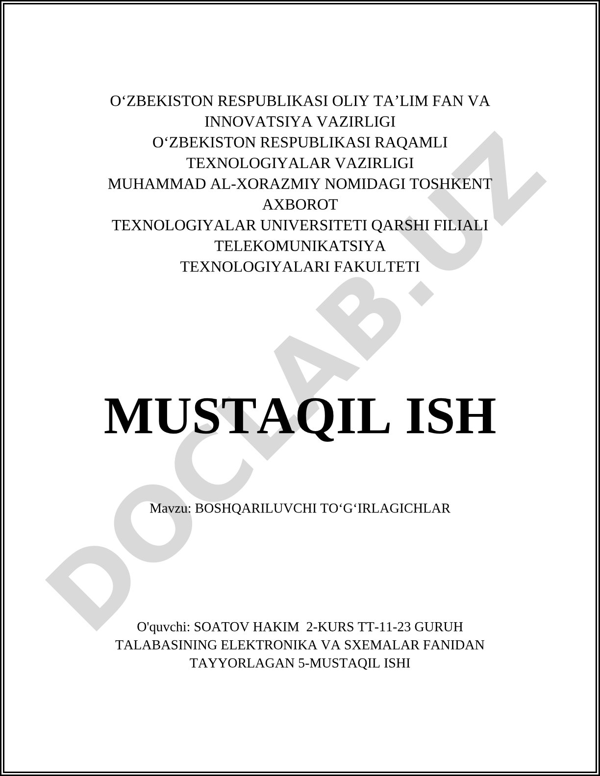 Boshqariluvchi toʻgʻrilagichlar