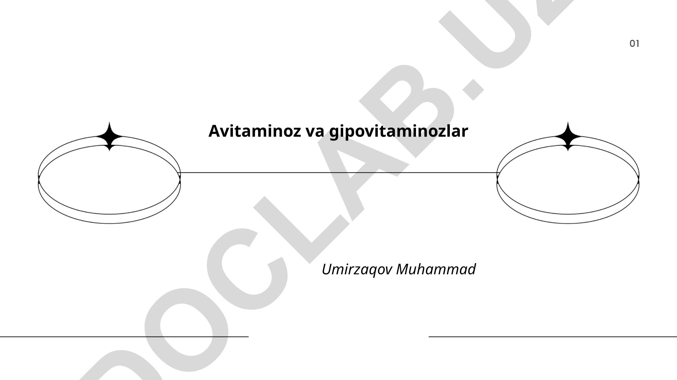 Avitaminoz va gipovitaminoz turlari va ularni aniqlash usullari