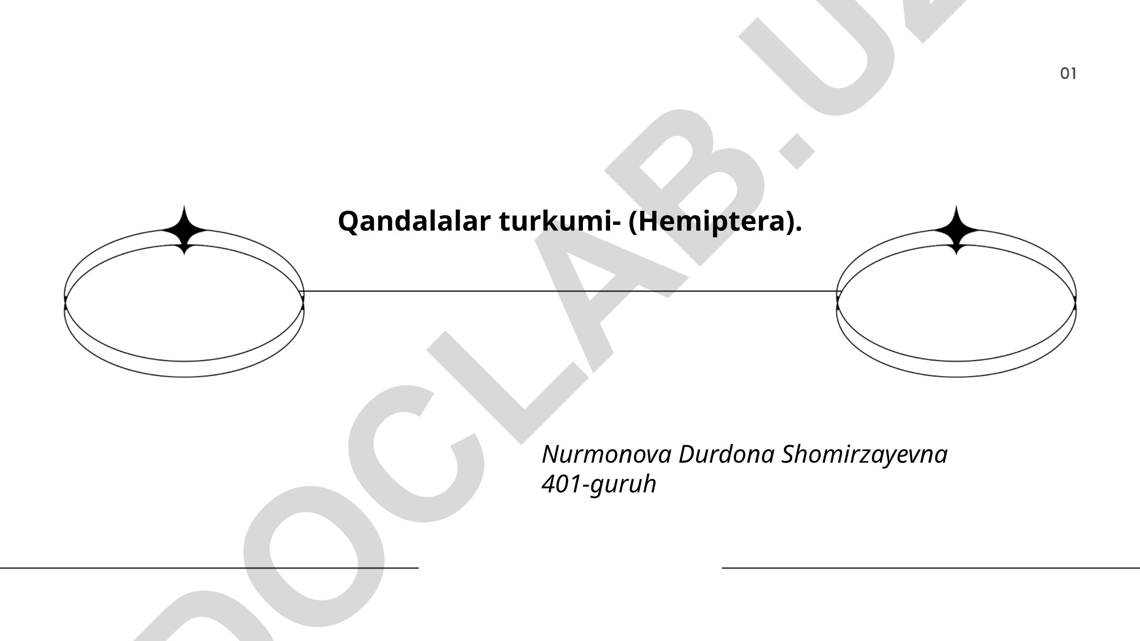 Qandalalar turkumi (Hemiptera) biologiyasi, ekologiyasi va morfologiyasi