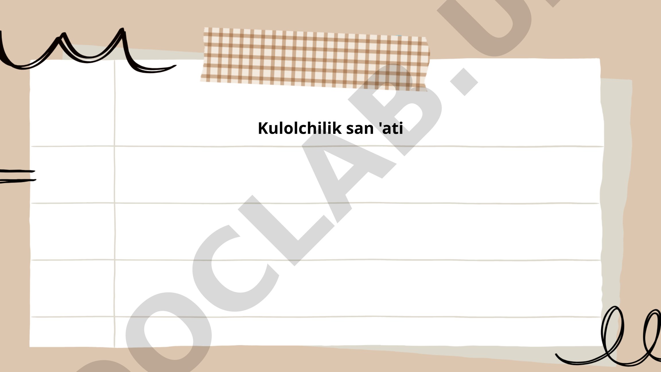 Kulolchilik san'ati