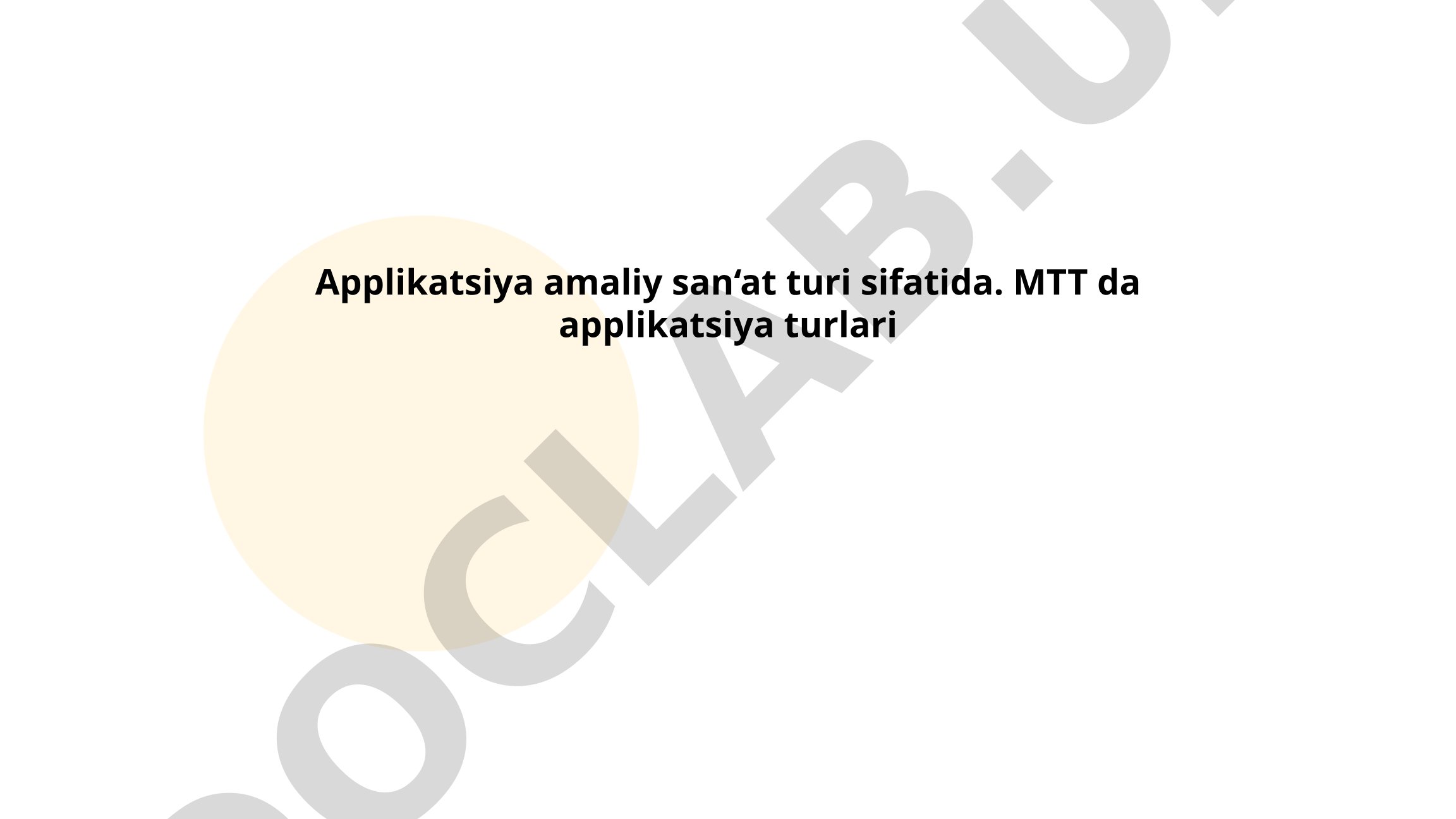 Applikatsiya amaliy san'at turi sifatida