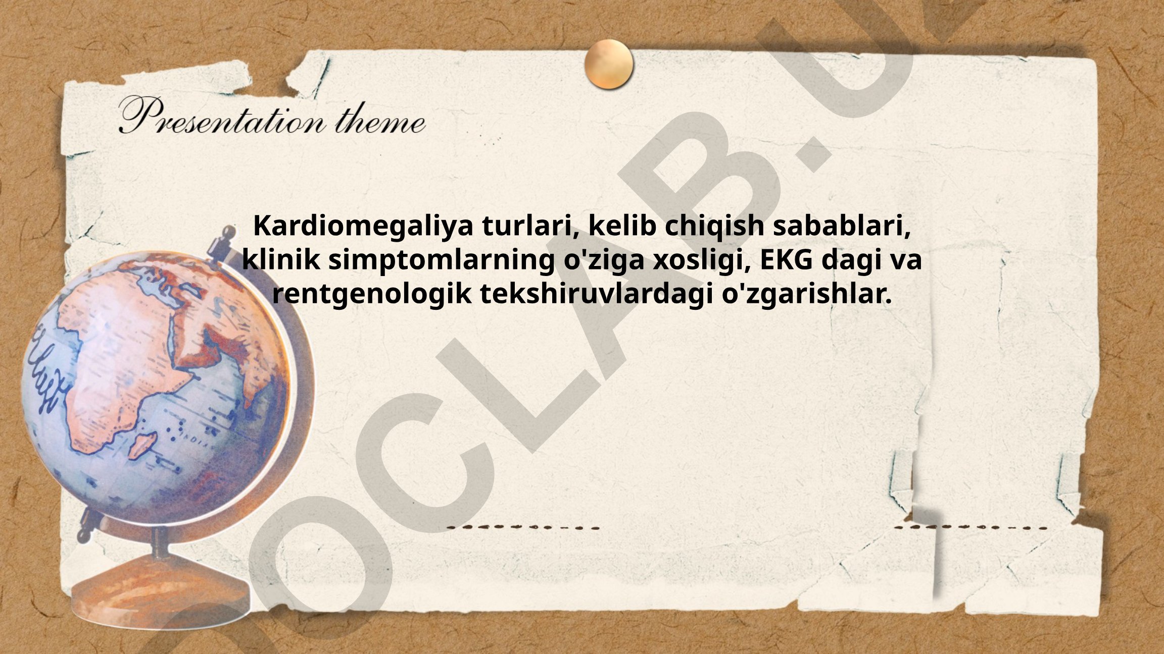 Kardiomegaliya turlari, sabablari va diagnostikasi