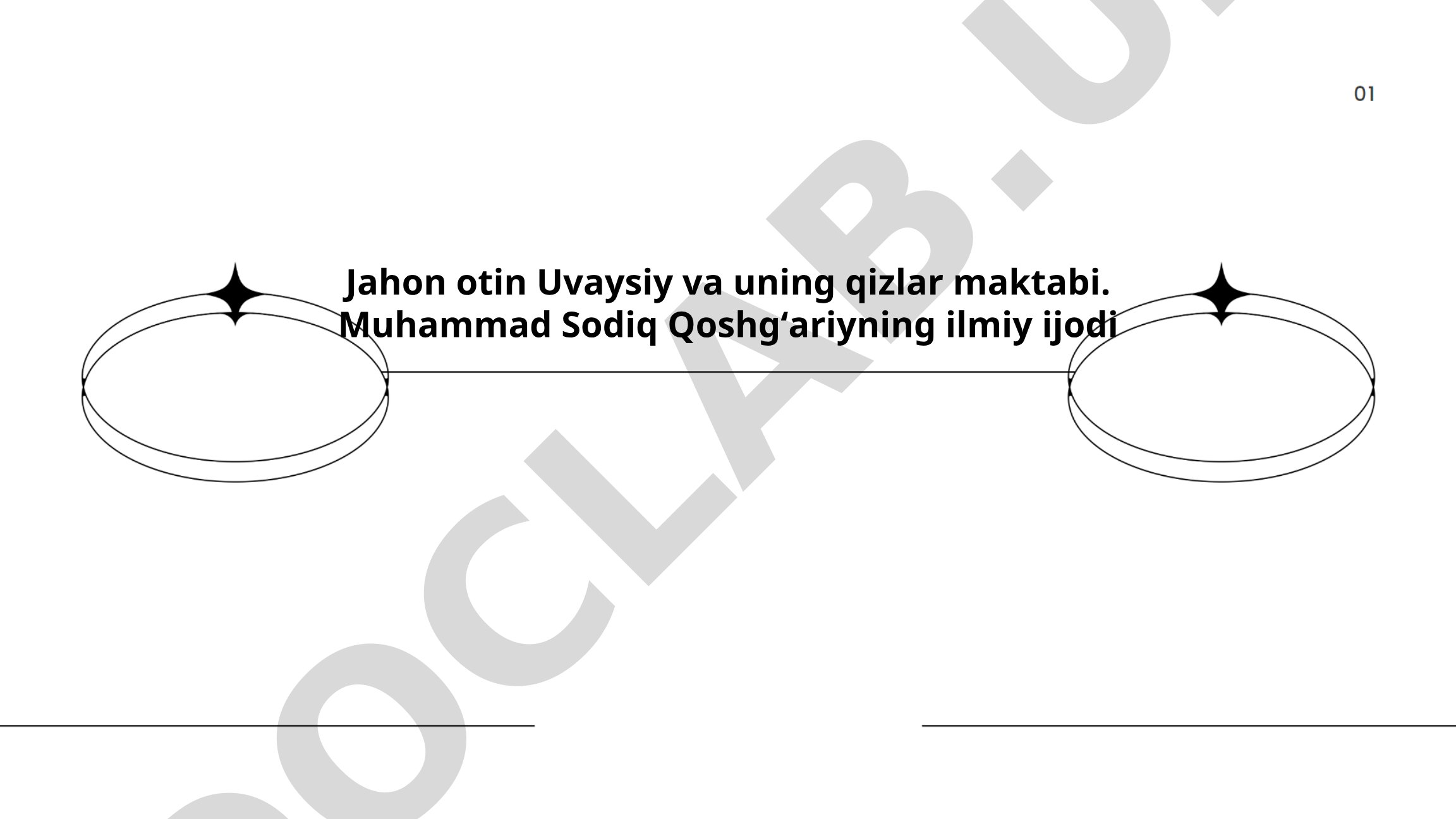 Jahon otin Uvaysiy va uning qizlar maktabi